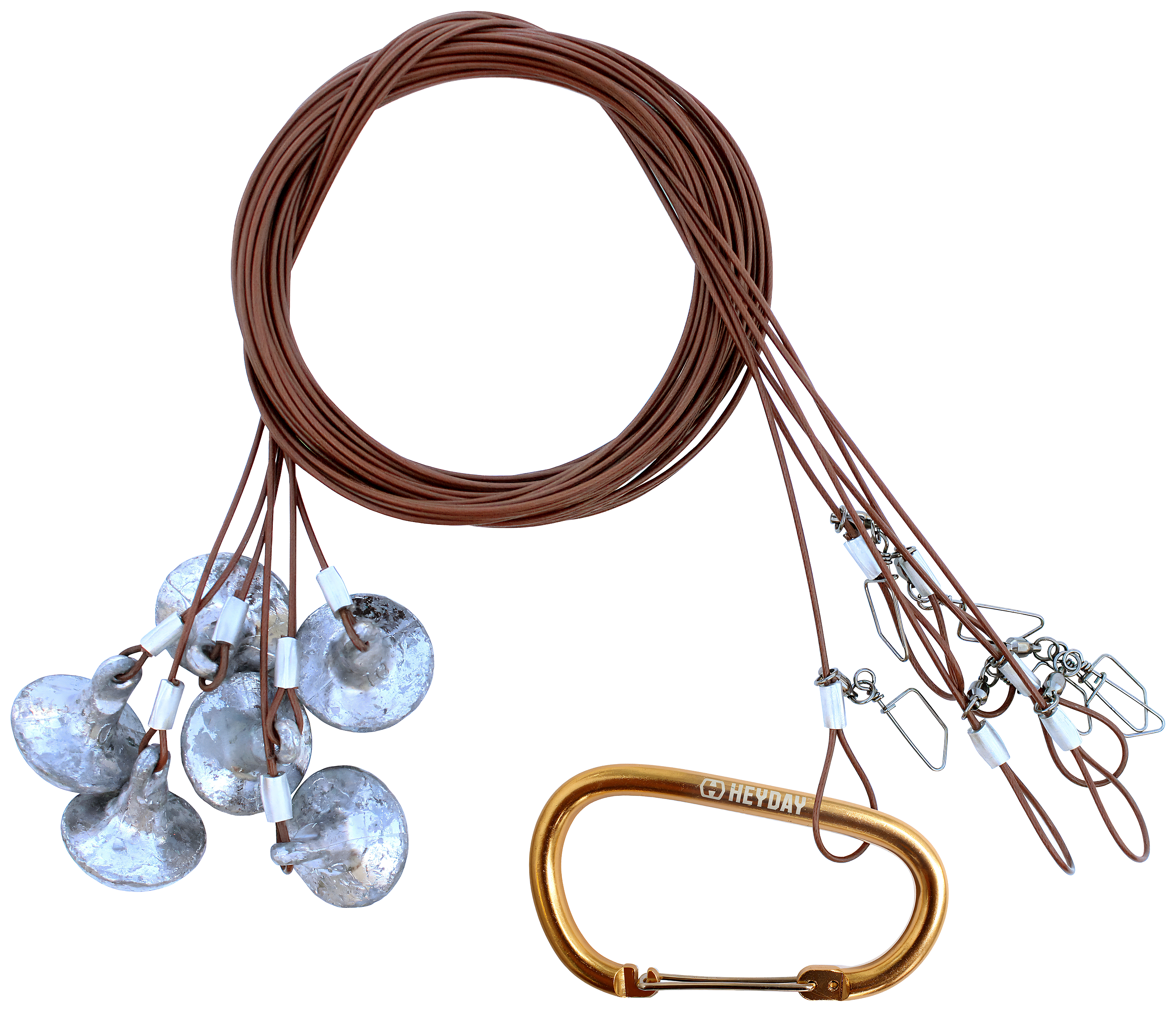 HEYDAY Lifetime Decoys Coated-Cable Texas Rigs with Carabiners - $44.00 at Cabela's Program