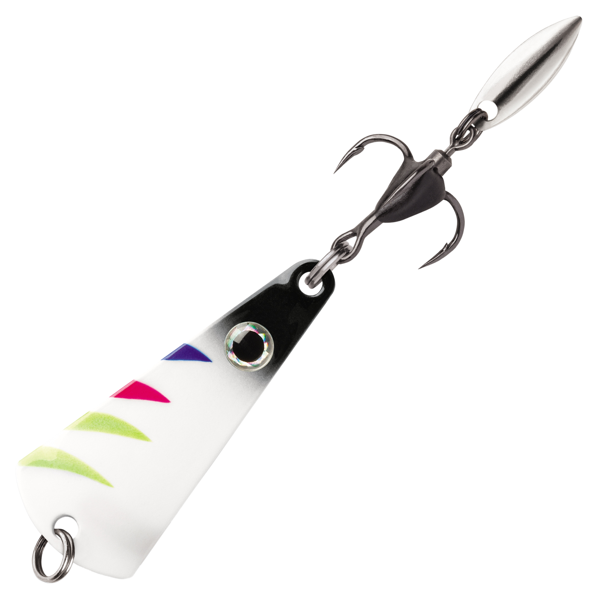 VMC Bladed Tingler Spoon - Glow Black Wonderbread - 1/16oz.