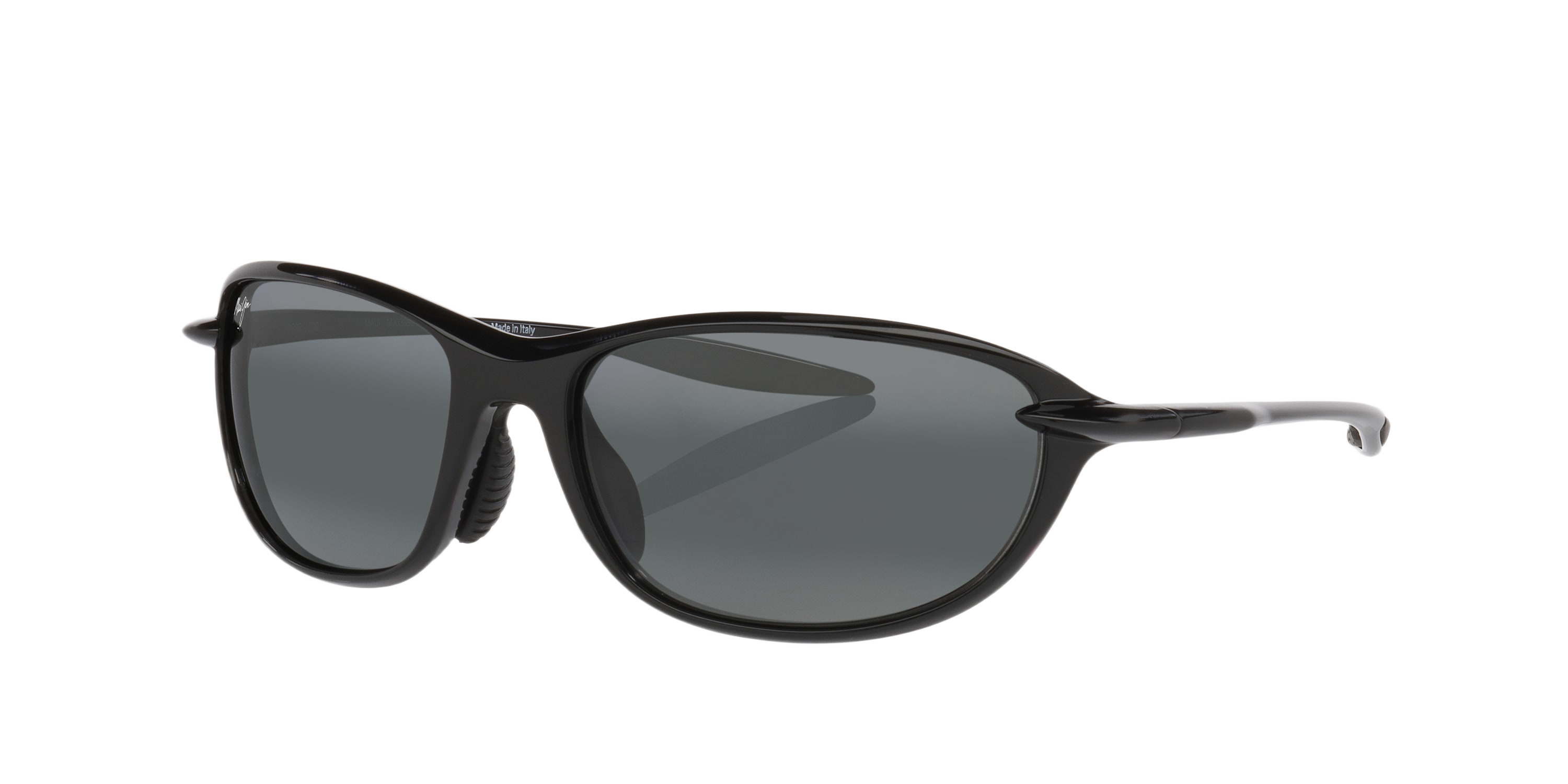 Maui Jim Hookipa Ultra R MJ000862 Polarized Gradient Sunglasses - Shiny Black/Gray Gradient - XX-Large