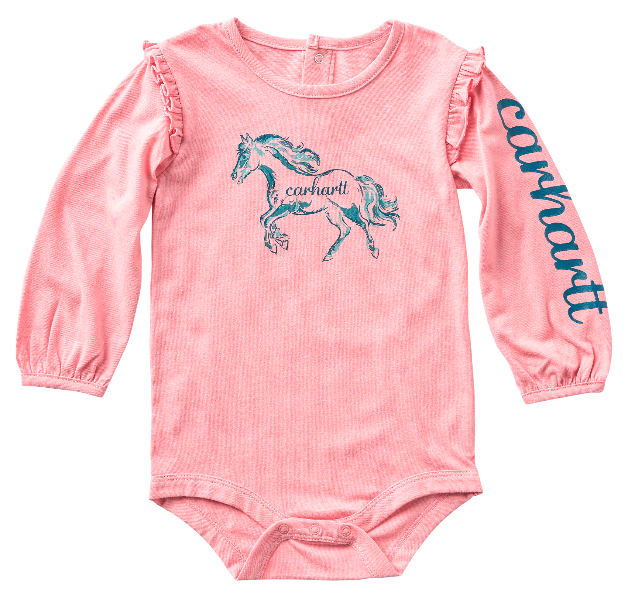Carhartt Carhartt Mare Graphic Ruffled Long-Sleeve Bodysuit for Babies - Rosette - $15.99 at Cabela's Program