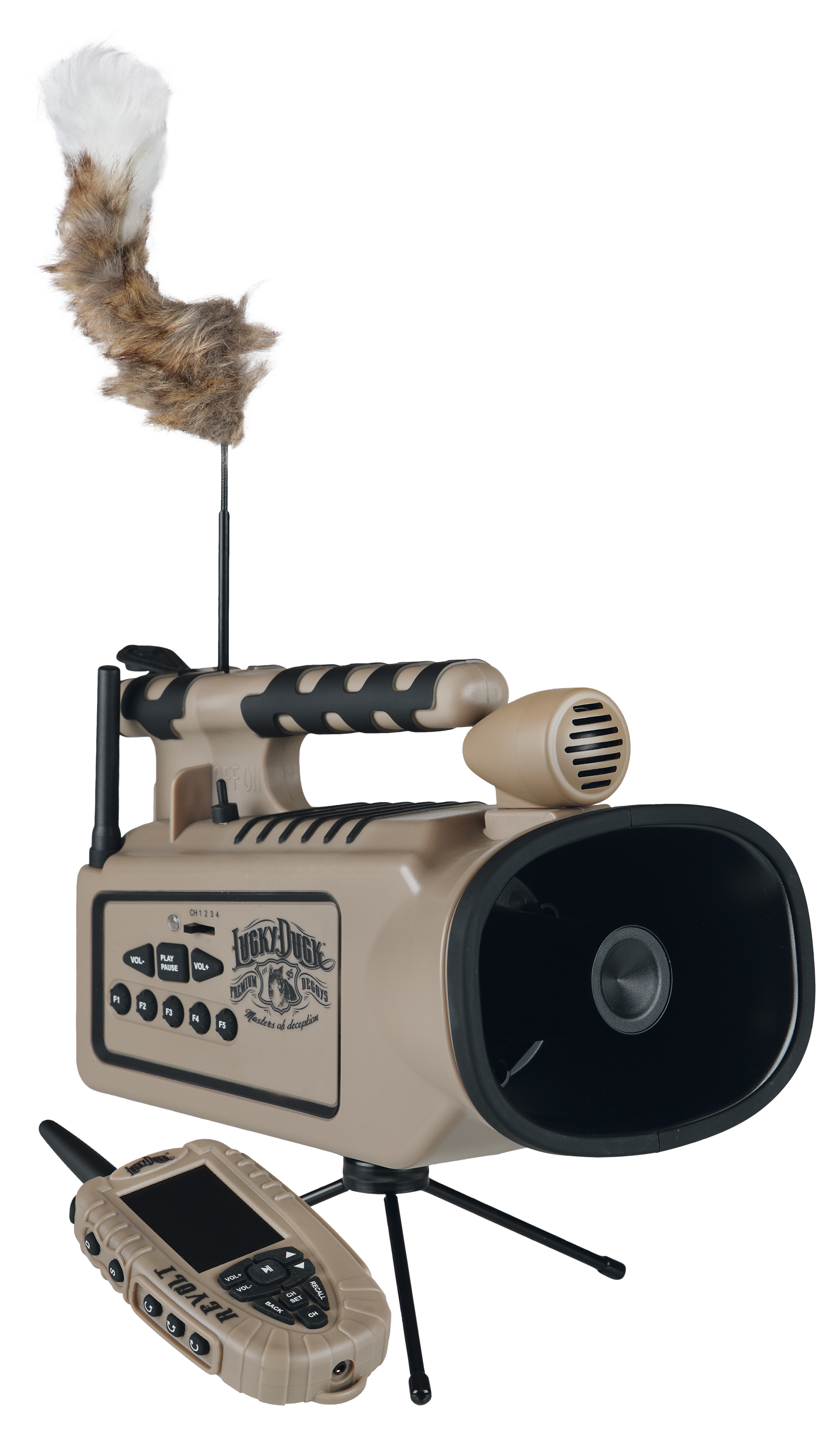 Lucky Duck Revolt Electronic Predator Call with Remote - Lucky Duck