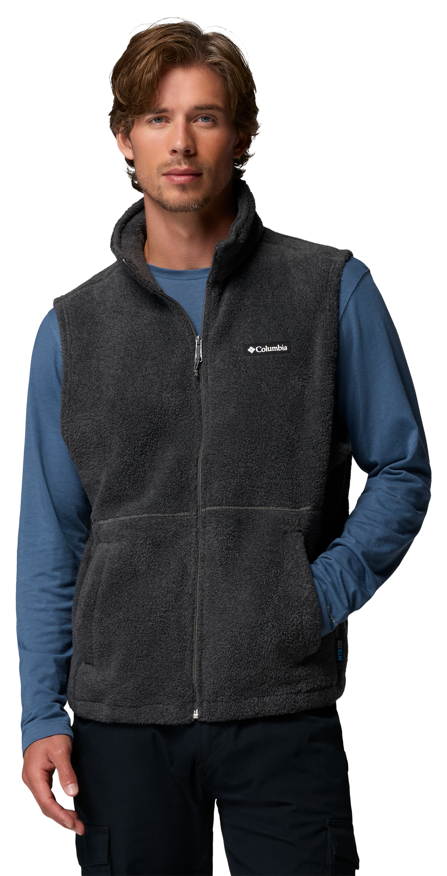 Columbia Columbia Timber Crest MTR Fleece Vest - Charcoal Heather - $50.00 at Cabela's Program