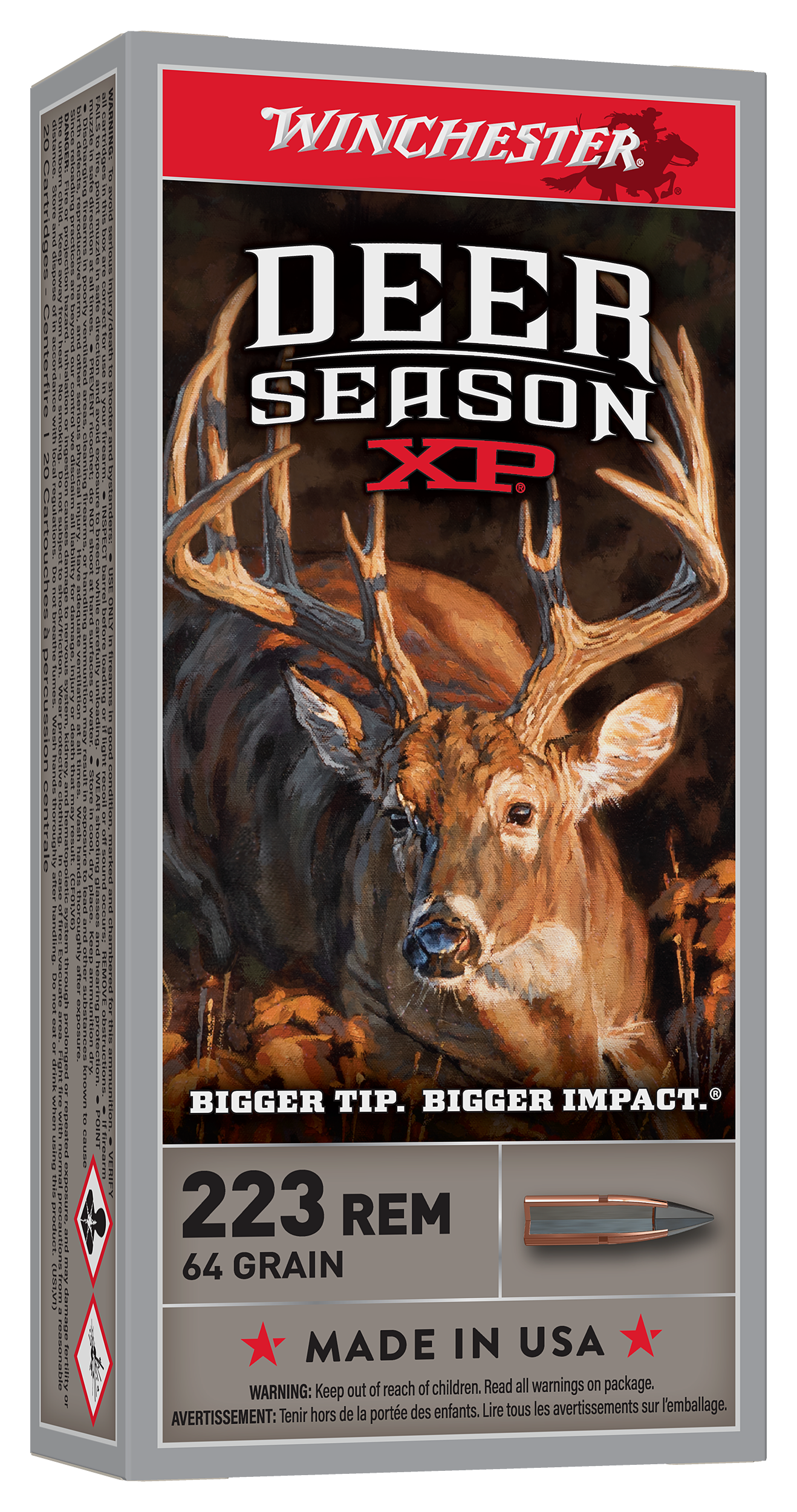 Winchester Deer Season XP .223 Remington 64 Grain Centerfire Rifle Ammo