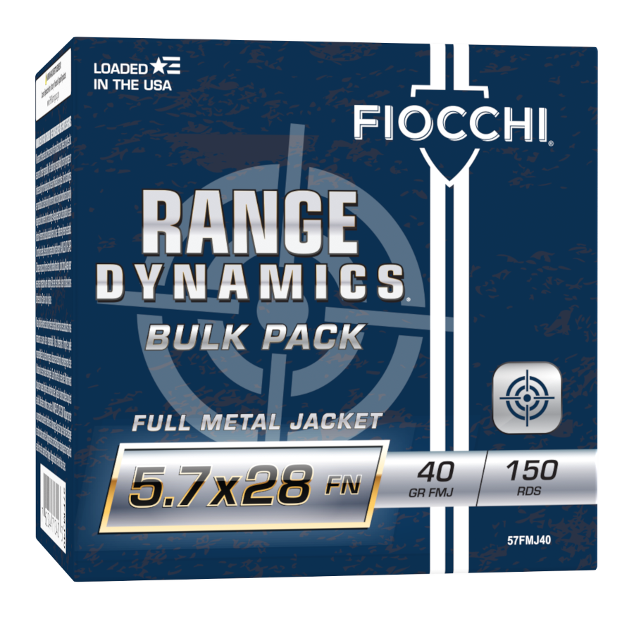 Fiocchi Fiocchi Range Dynamics 5.7x28mm 40 Grain FMJ Centerfire Handgun Ammo - $91.99 at Cabela's Program