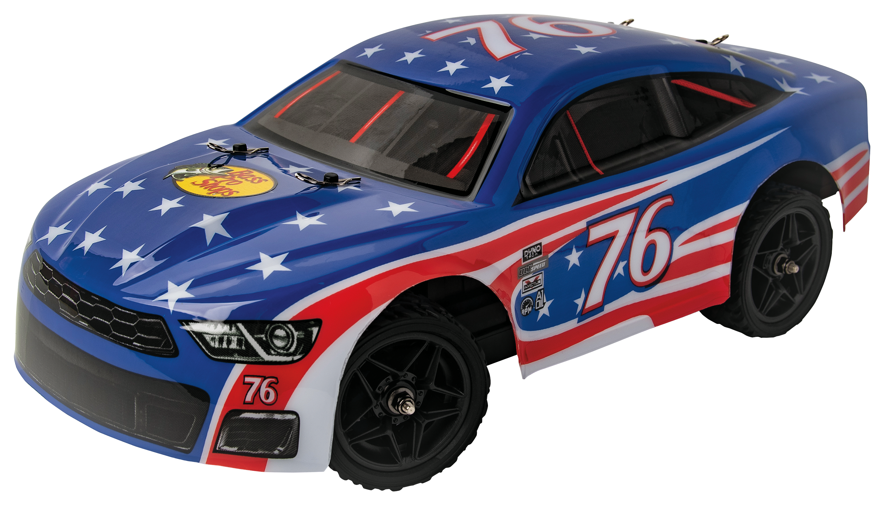 Bass Pro Shops Bass Pro Shops 1:16-Scale RC 4x4 Americana Race Car - $89.99 at Cabela's Program