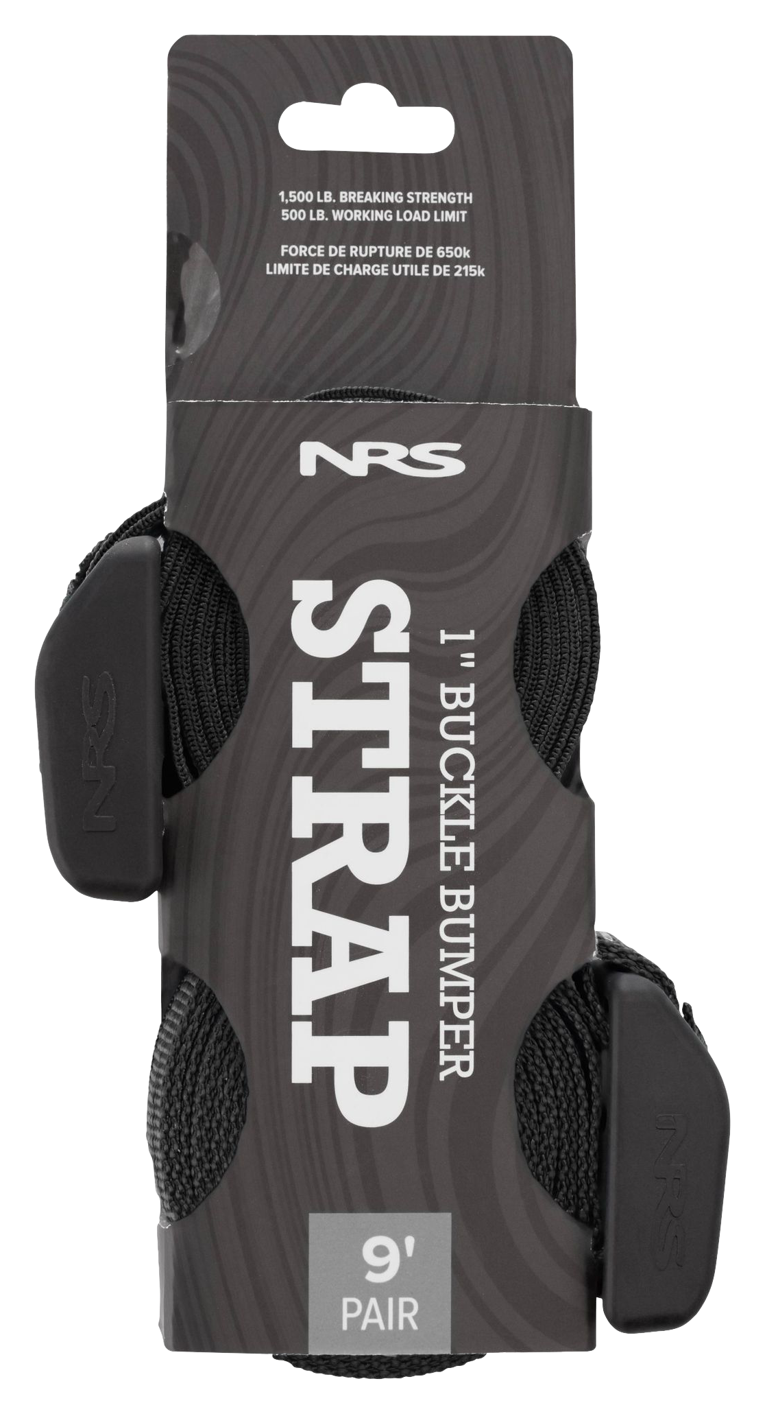 NRS 1 Buckle Bumper Straps 2-Pack - 9
