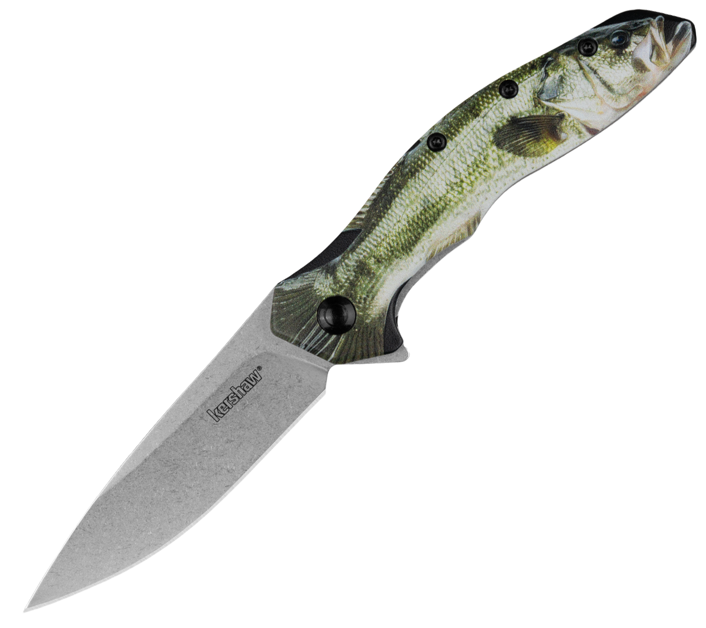 Kershaw Shoreline Bass Drop-Point Folding Knife