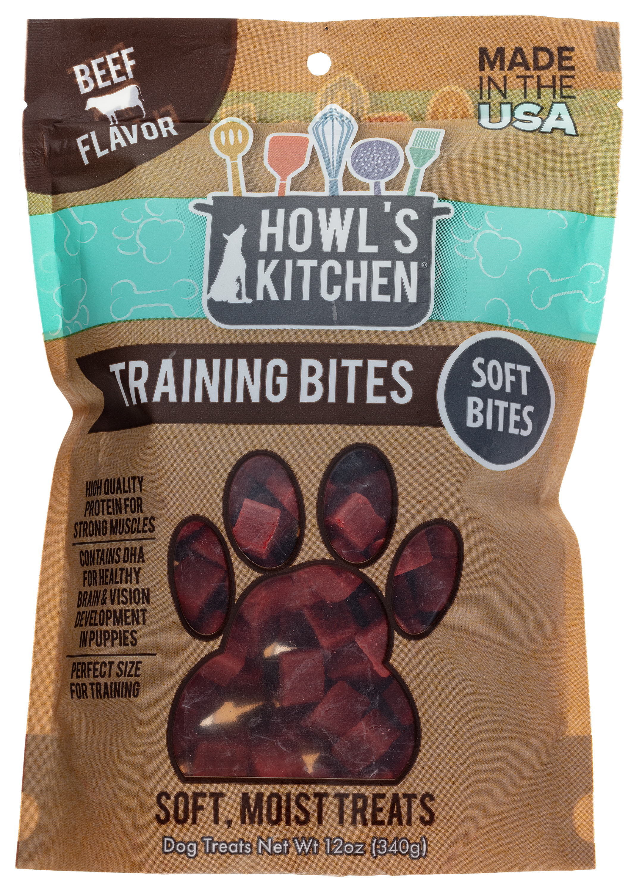 Howl's Kitchen Beef Training Bites Soft Bites for Dogs - Howl's Kitchen