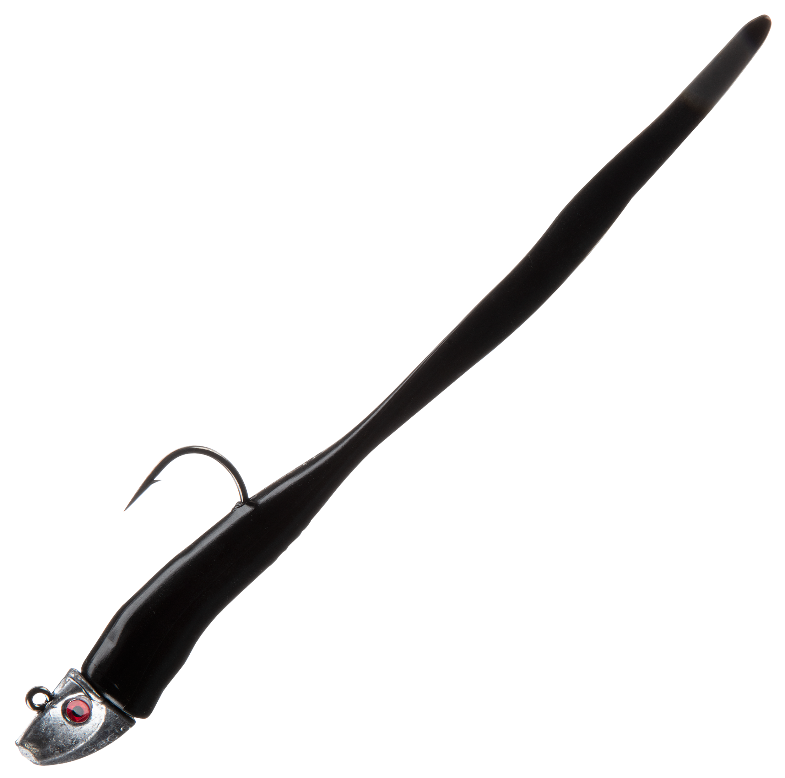 Image of Al Gag's Lures Whip-It Eel - Black - 8'
