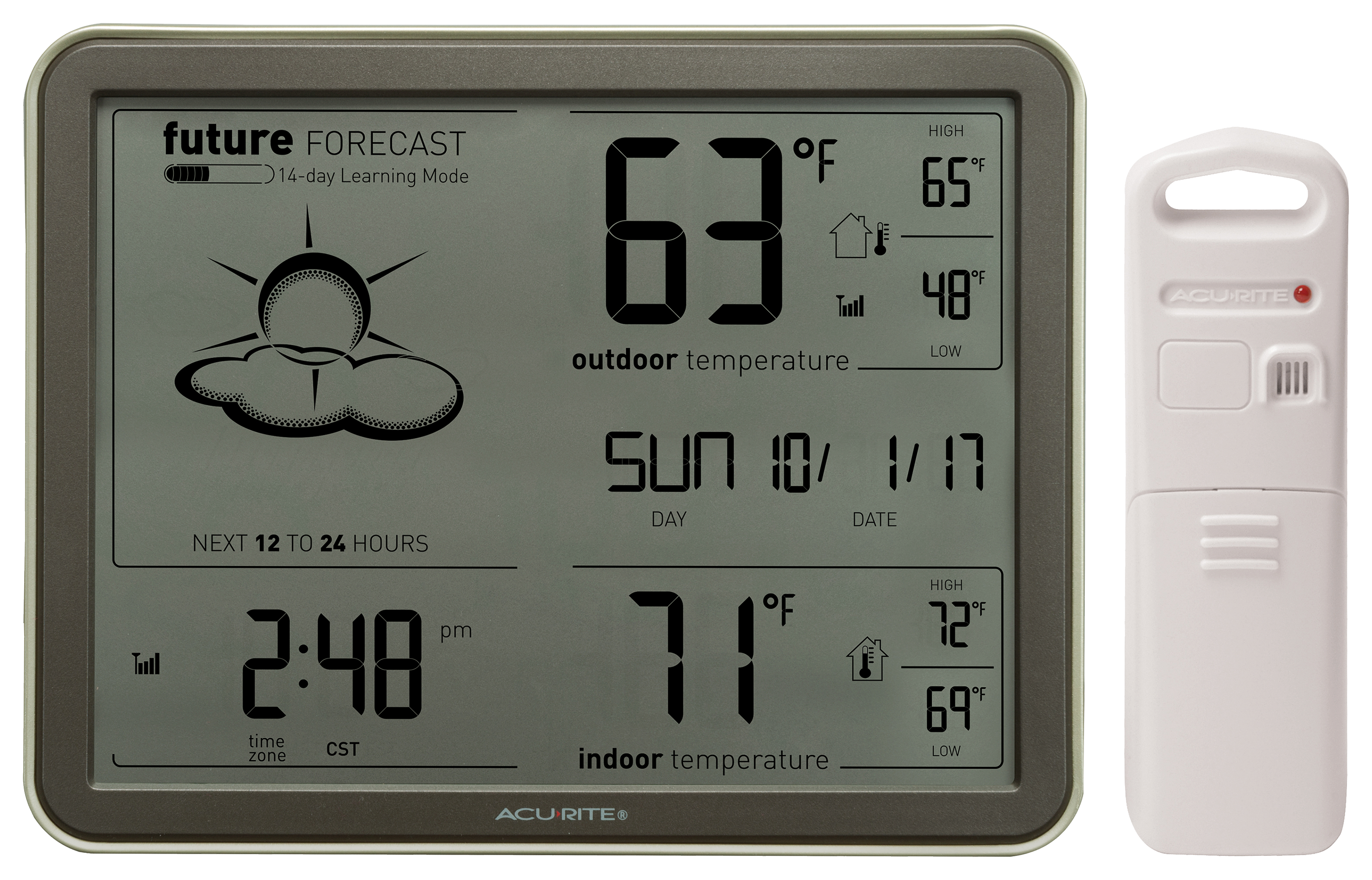 AcuRite 8 Digital Weather Station with Forecast, Temperature, and Atomic