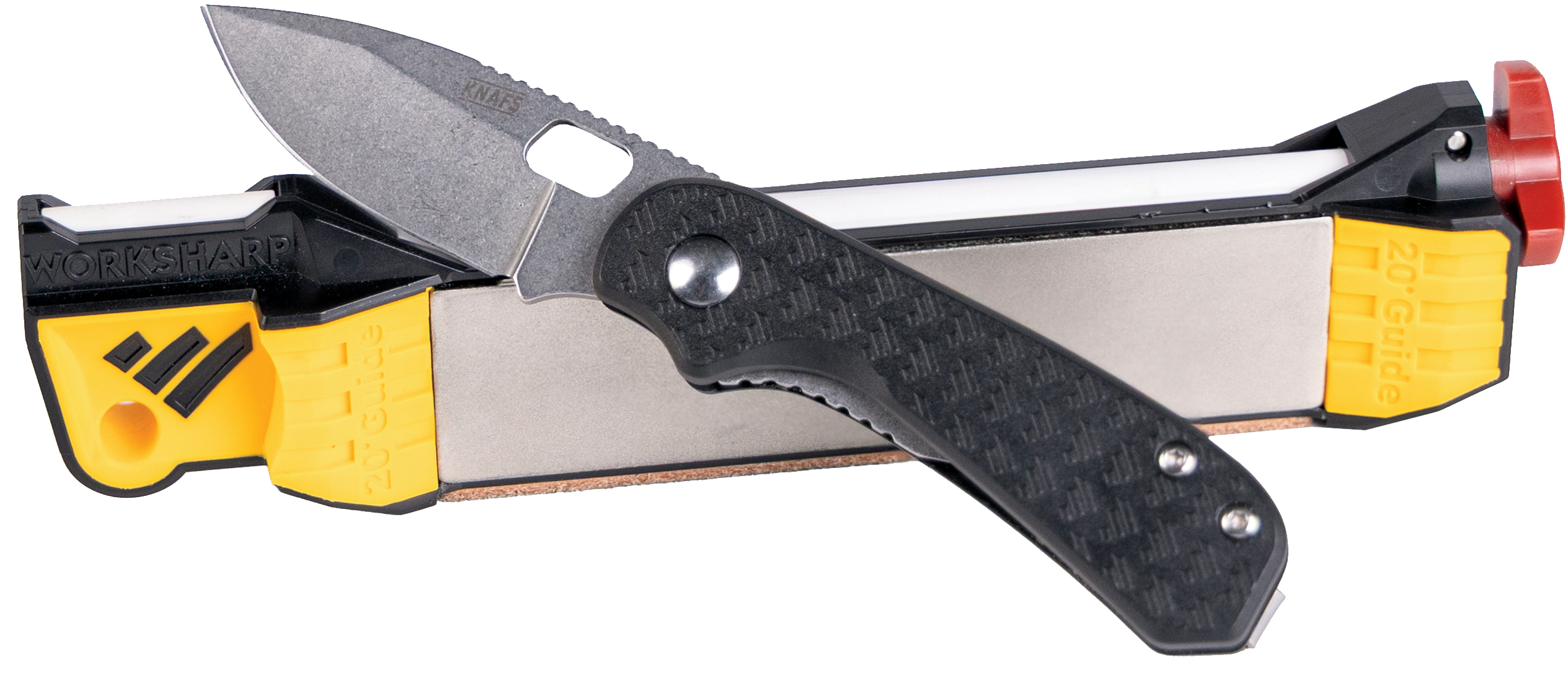 Work Sharp Work Sharp Guided Field Sharpener and Knafs Lander 5 Folding Knife Combo - $49.99 at Cabela's Program