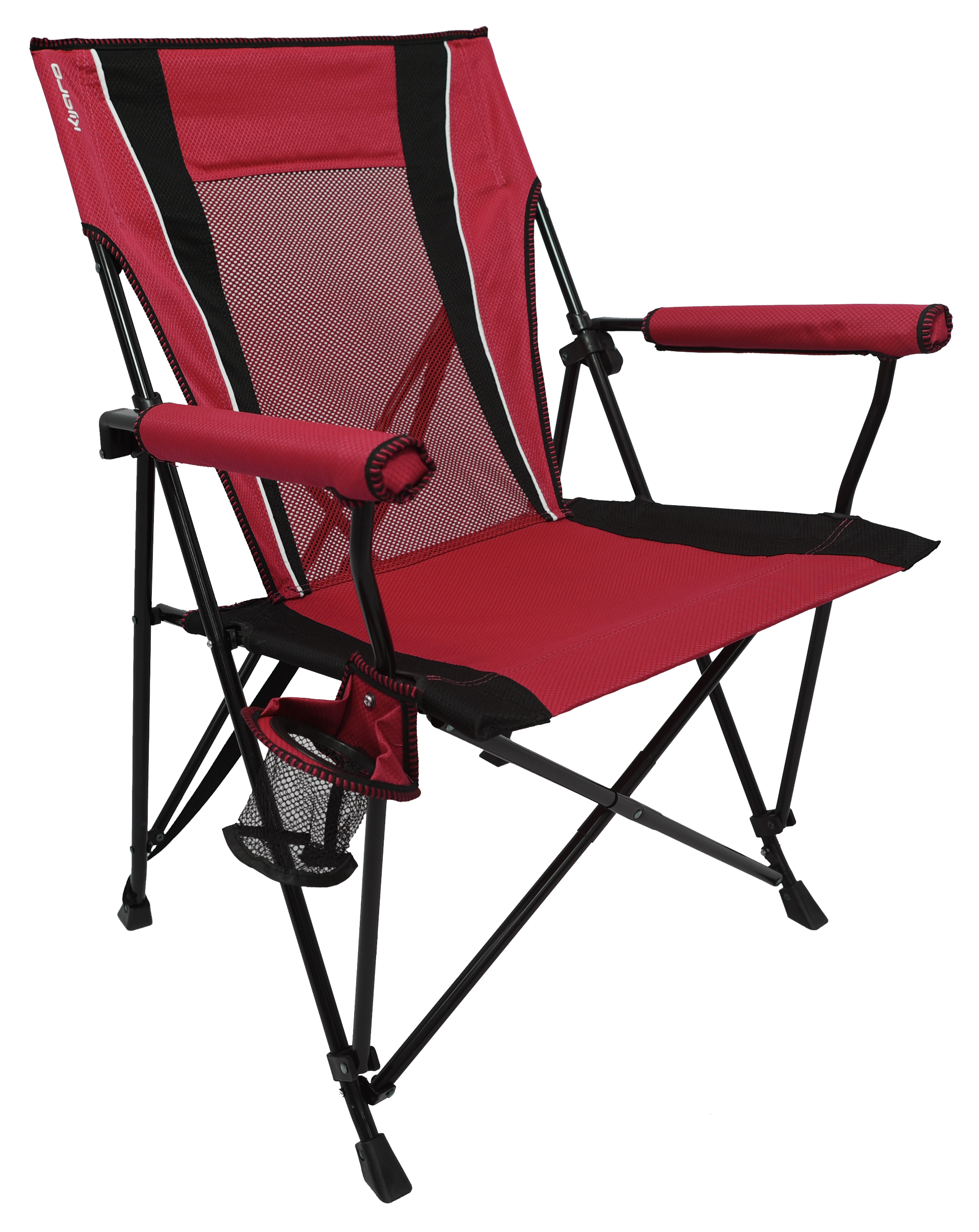 Kijaro Dual Lock Hard Arm Camp Chair - Red