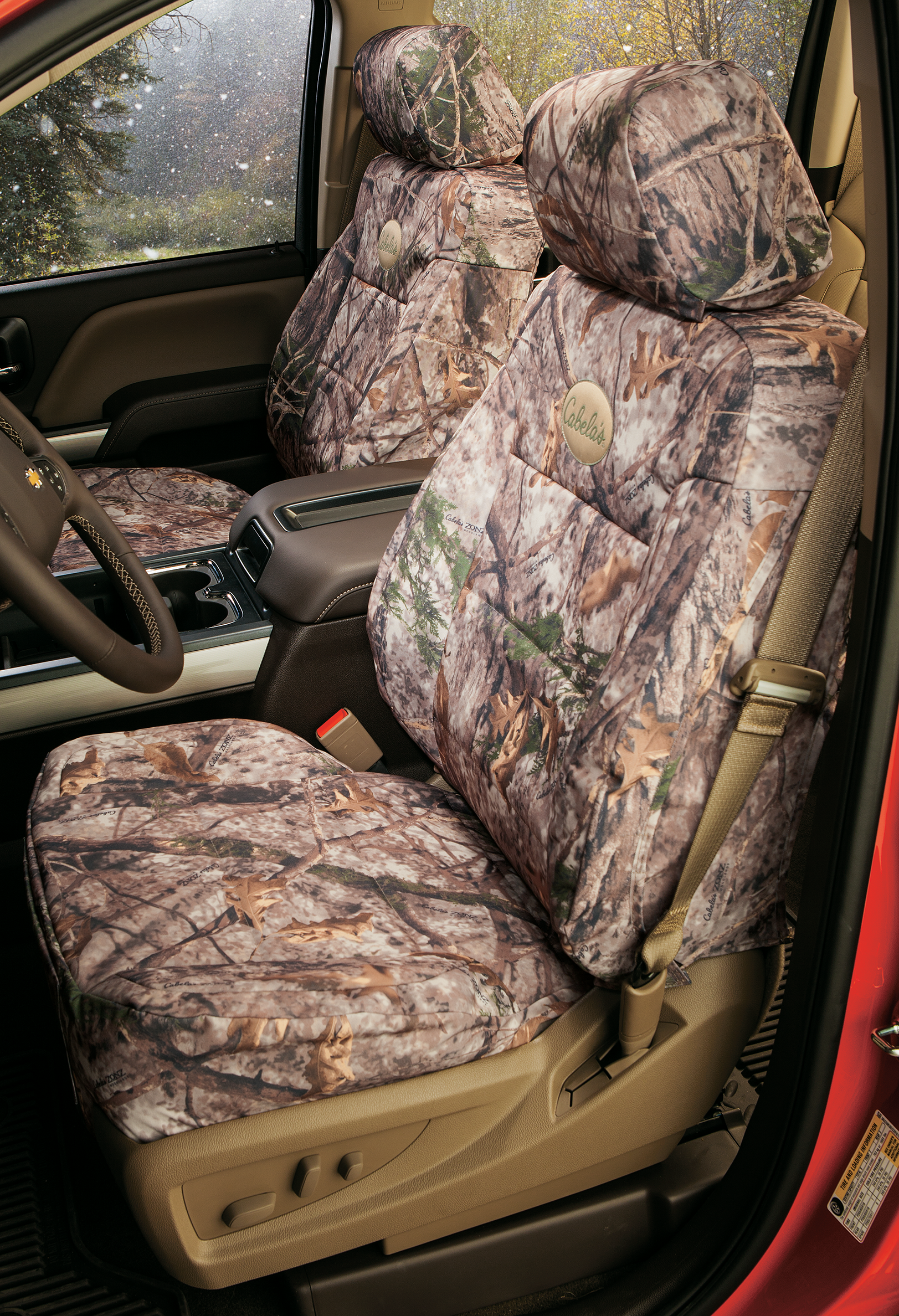 Image of Bass Pro Shops and Cabela's Camo Seat Cover by Ruff Tuff