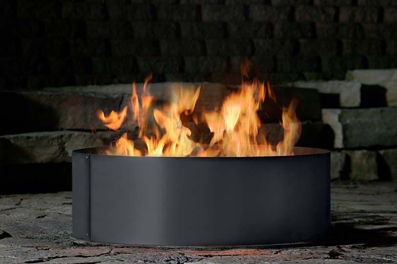 Image of P&ampD Metal Works Solid Fire Ring - 60″ dia. x 12″H