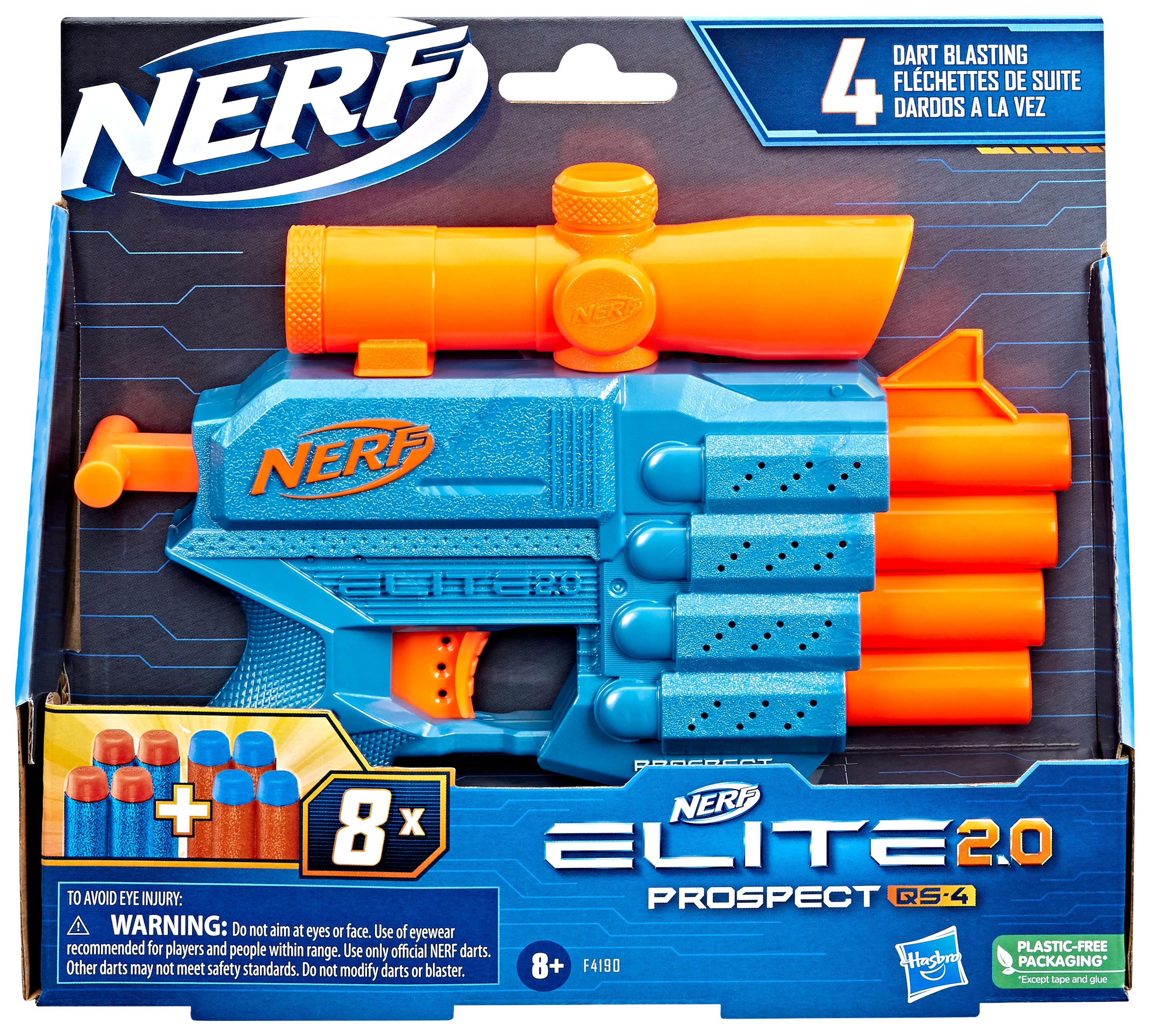 Hasbro Nerf Elite 2.0 Prospect QS-4 Blaster