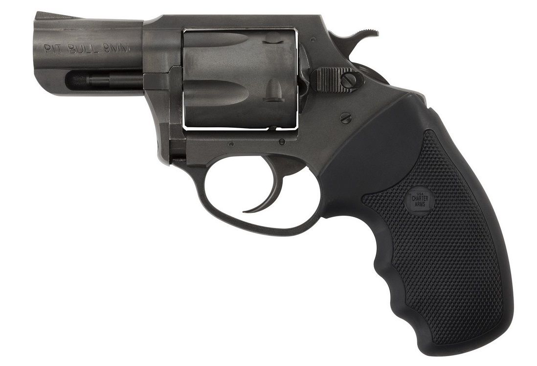 Charter Arms Pitbull DASA Revolver  9mm  Black NitrideBlack