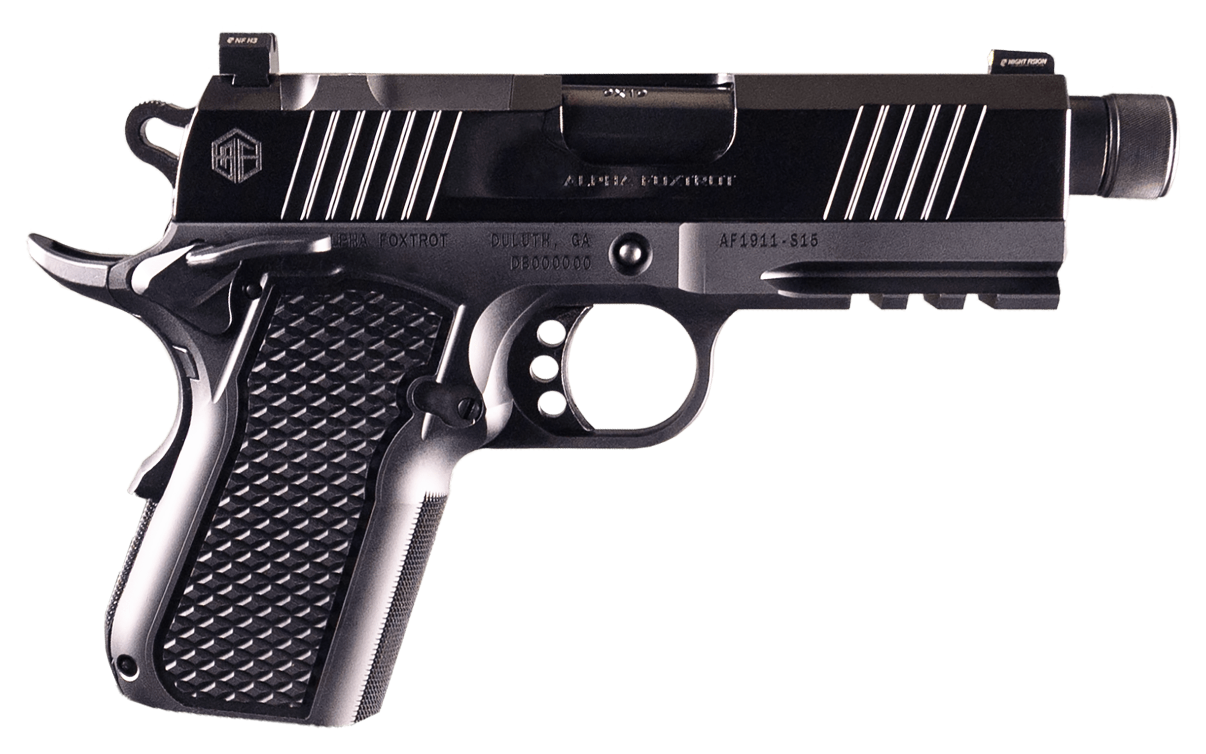 Alpha Foxtrot Alpha Foxtrot AF1911-S15 Semi-Auto Pistol with Threaded Barrel - $1199.00 at Cabela's Program