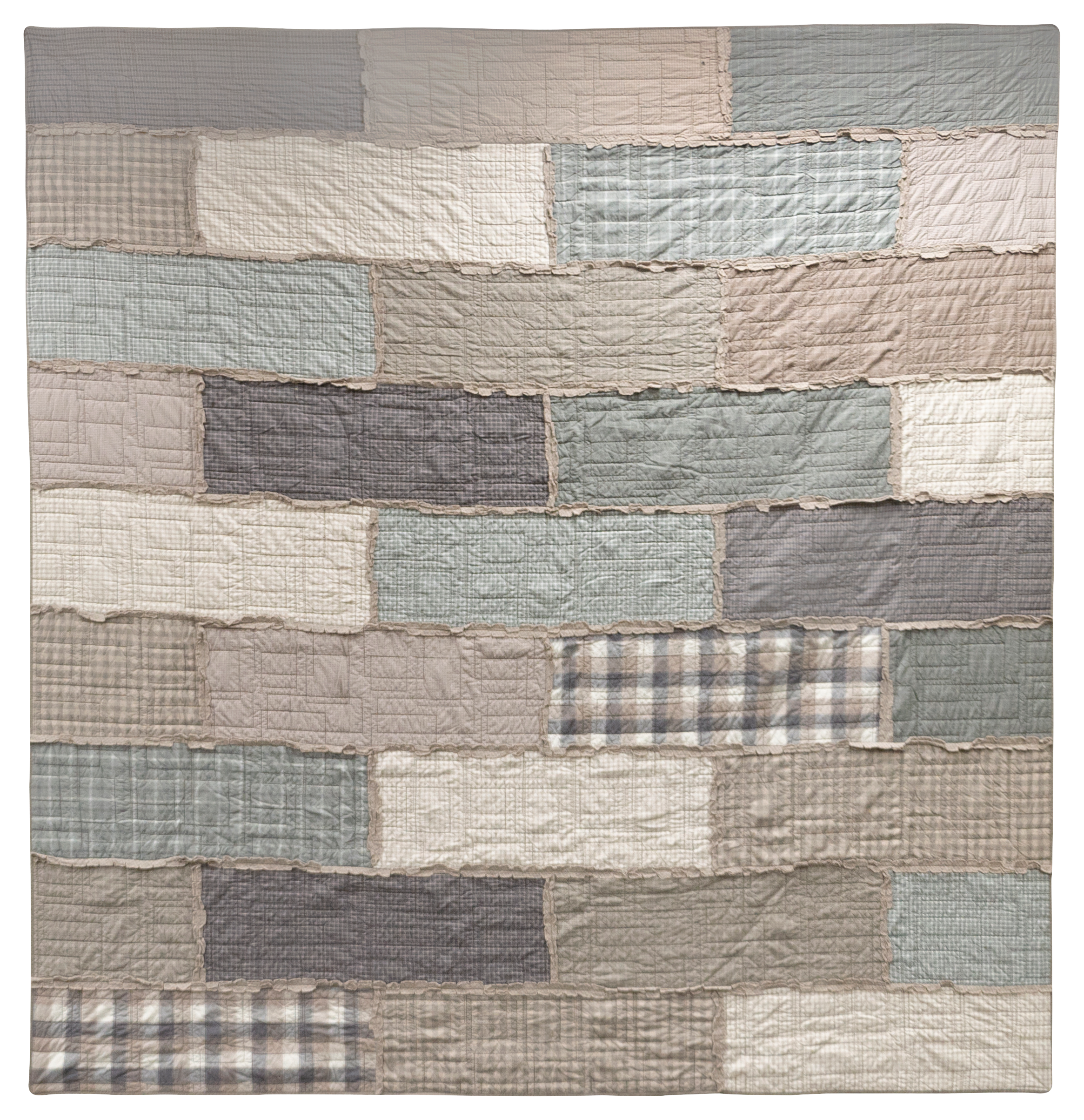 Donna Sharp Smoky Cobblestone Bedding Collection Quilted Quilt - King