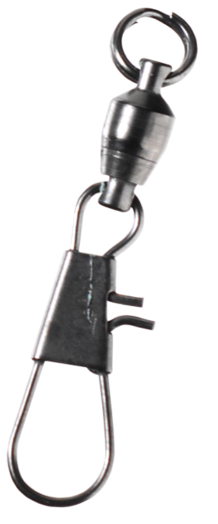 Sampo Split Rings &Lock Snap - 12 LB - Black
