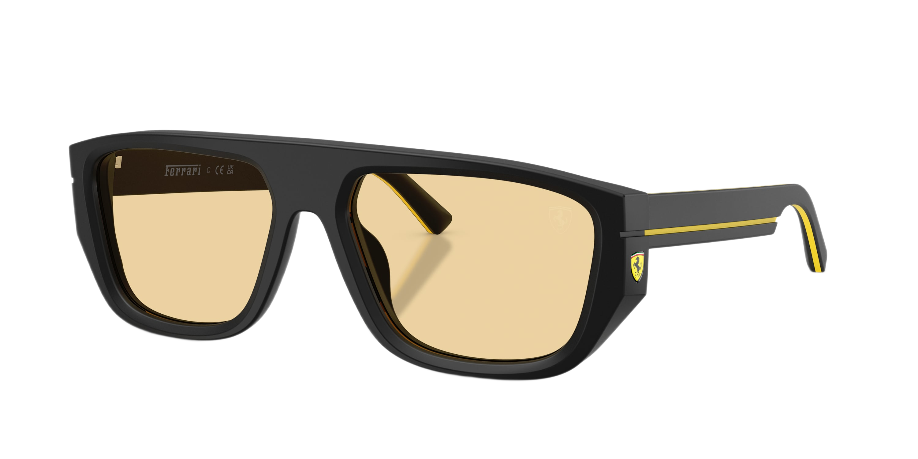 Scuderia Ferrari Scuderia Ferrari FZ6036U Sunglasses - Matte Black/Yellow Night Driving - X-Large - $206.00 at Cabela's Program