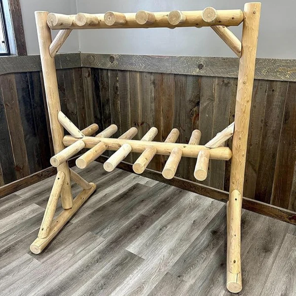Lakeland Mills Lakeland Mills Cedar Log Ski Rack - $699.99 at Cabela's Program