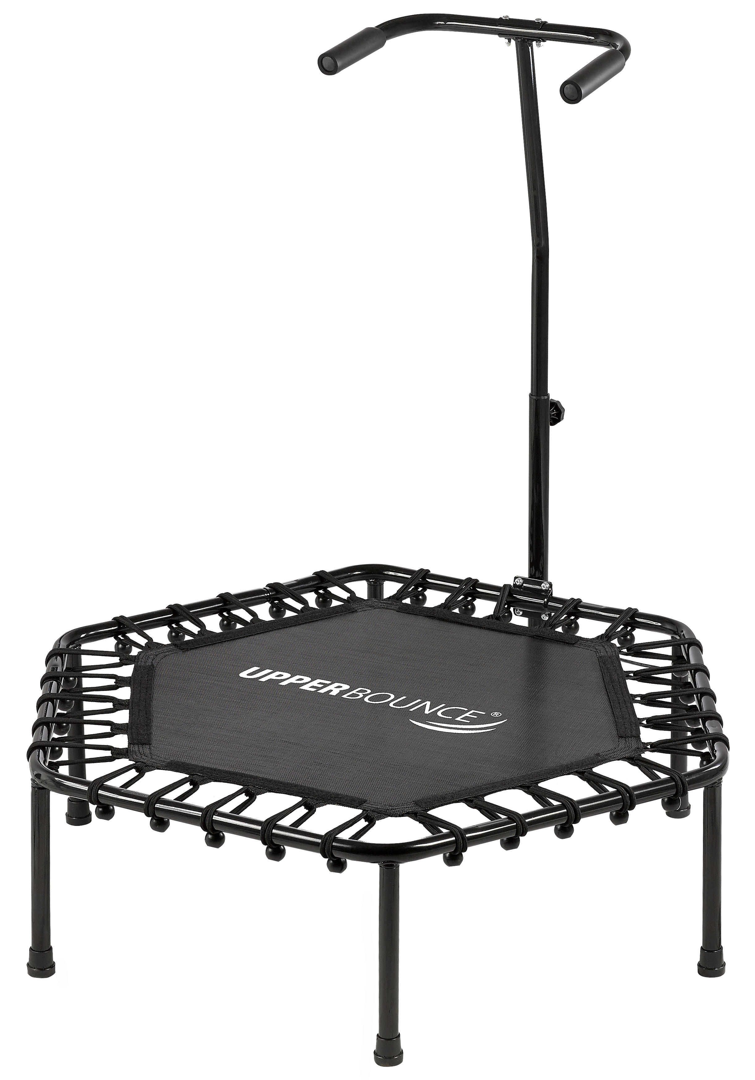 Image of Upper Bounce Hexagonal Fitness Mini-Trampoline with Bungee Cord Suspension - 40″