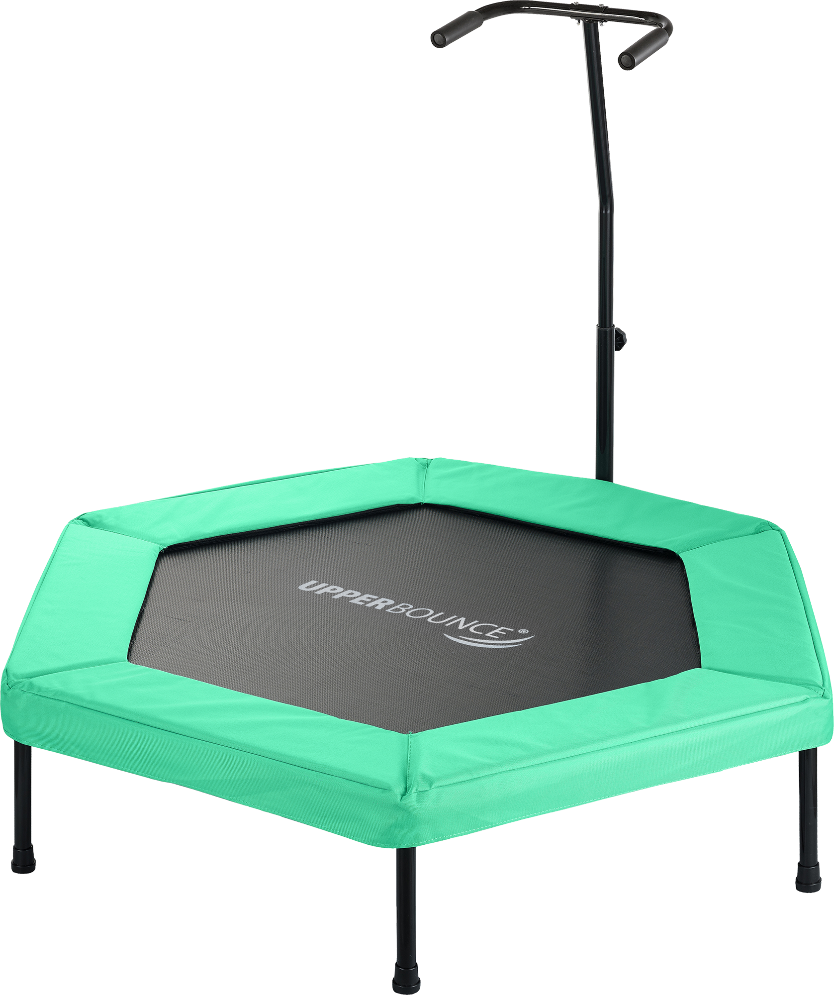 Upper Bounce 50″ Hexagonal Fitness Mini-Trampoline - Green