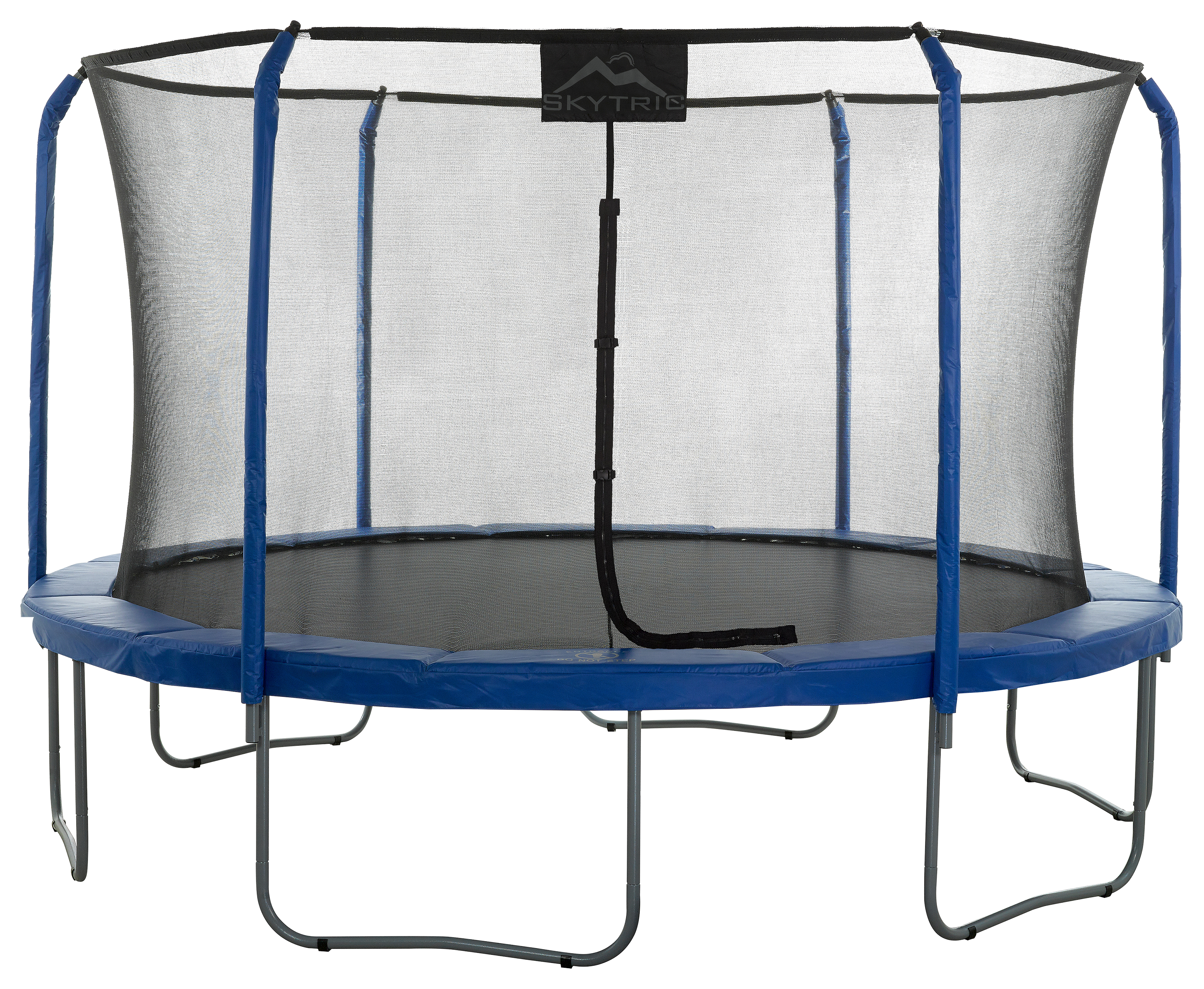 Upper Bounce Skytric 15' Round Trampoline Set with Top-Ring Flex Frame Safety Enclosure System