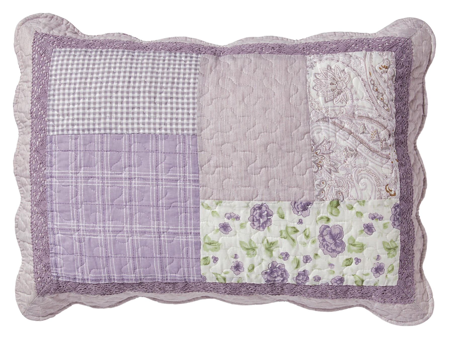 Donna Sharp Lavender Rose Cotton Sham