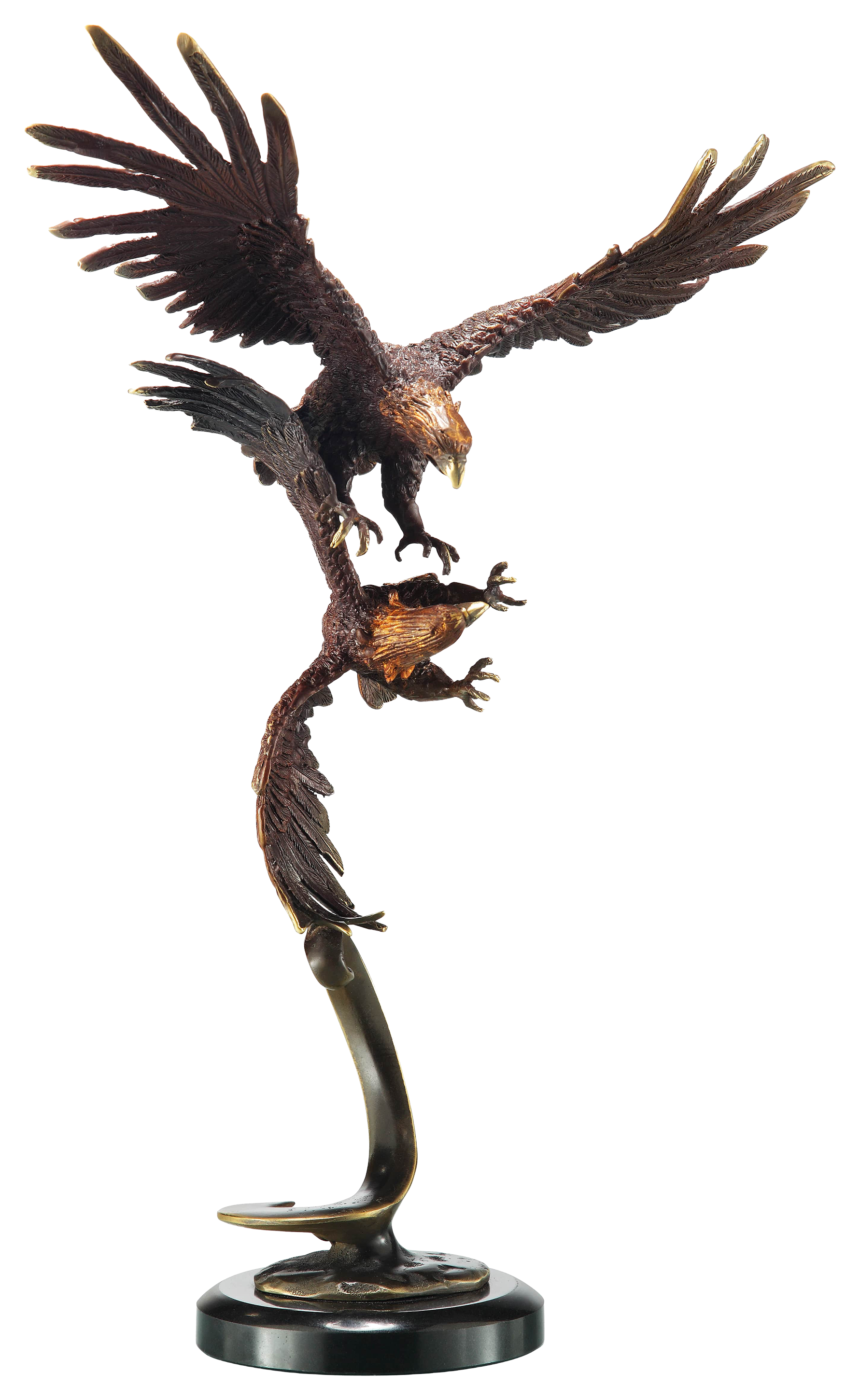 San Pacific International Gallery Flying Eagles Sculpture