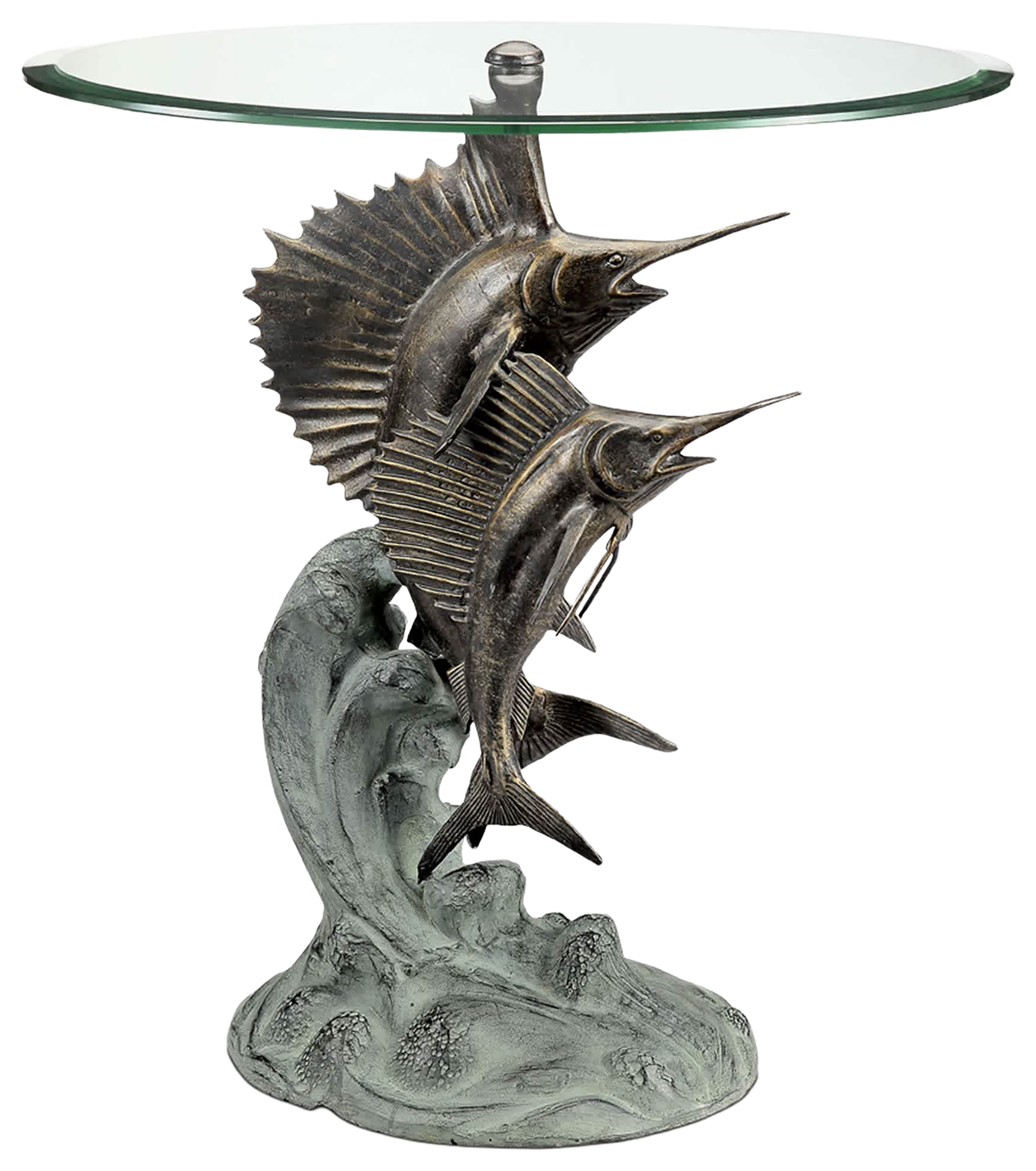 San Pacific International Marlin And Sailfish End Table
