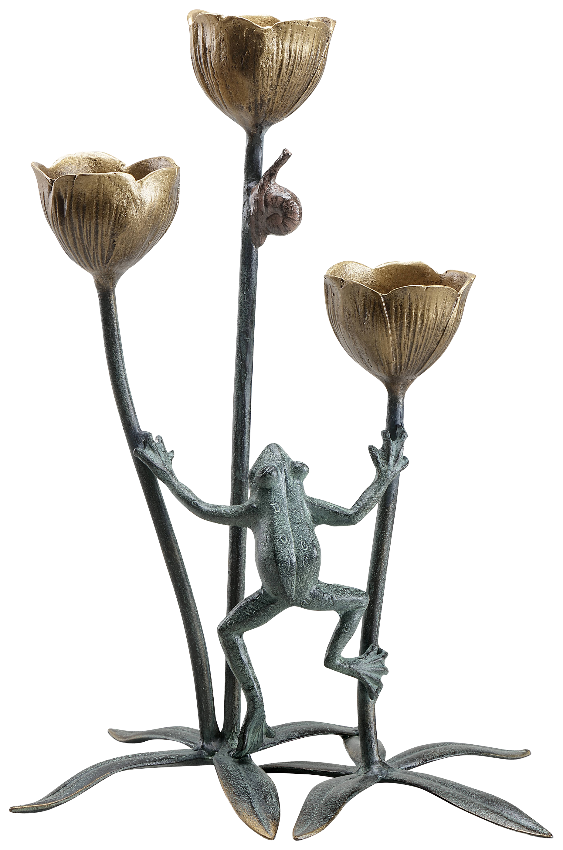 SPI San Pacific International Frog Flower Trio Candleholder - $199.99 at Cabela's Program