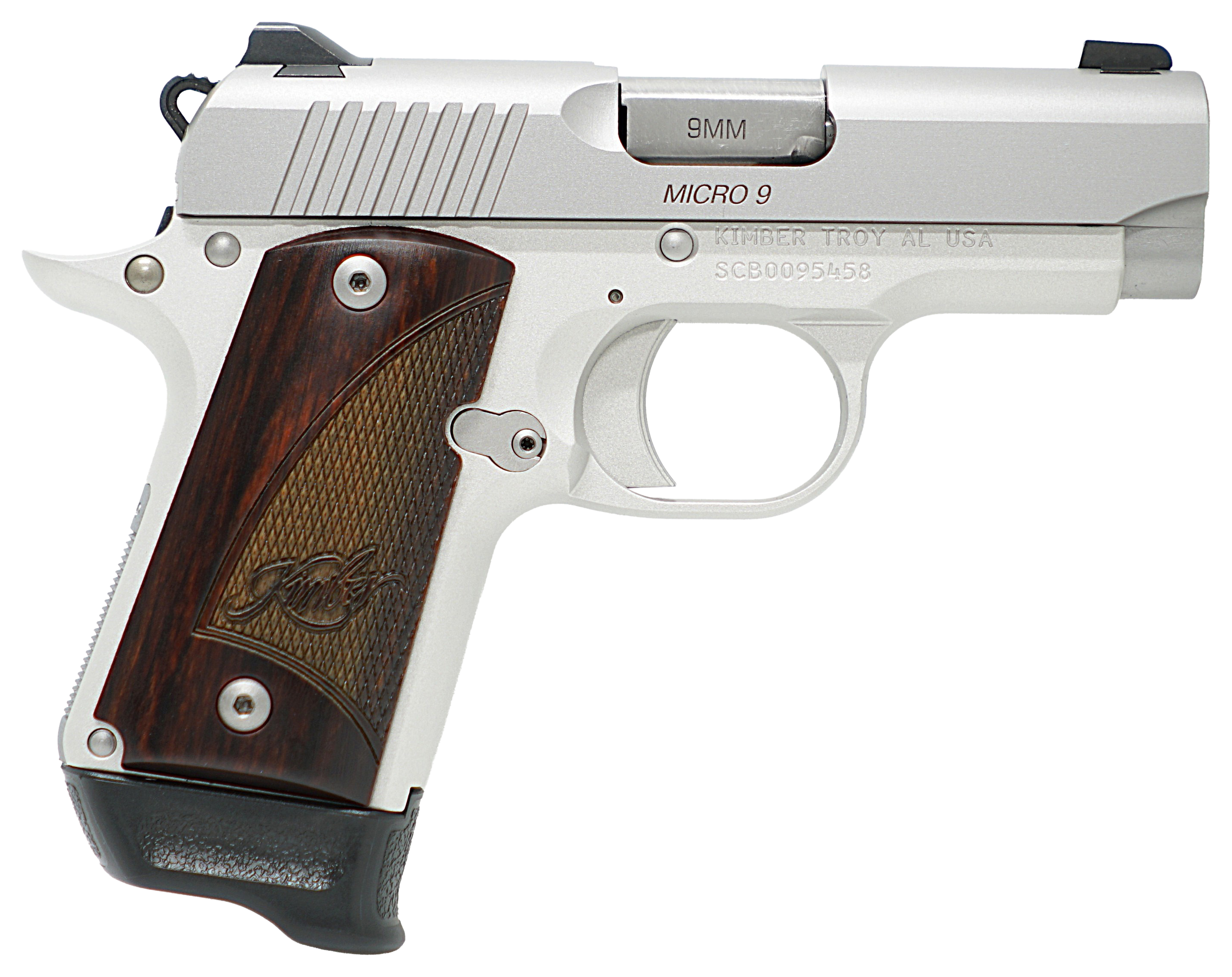 Kimber Micro 9 Stainless Rosewood Semi-Auto Pistol with RTC Bundle