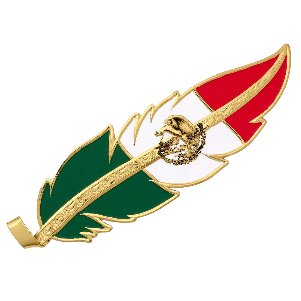 Montana Silversmiths Mexican Pride Hat Feather