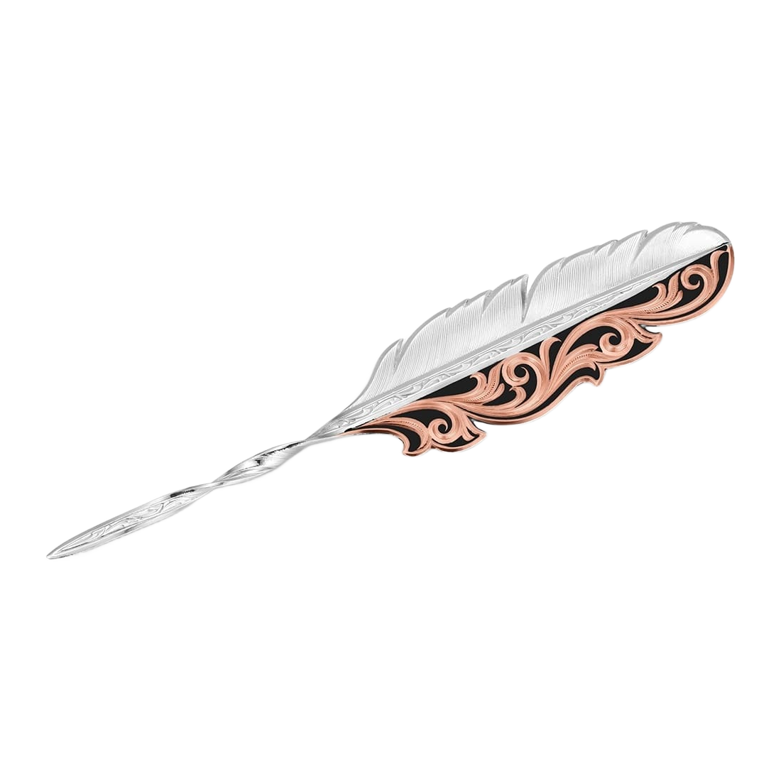 Montana Silversmiths Montana Silversmiths Alpine Night Feather Hat Pick - $94.99 at Cabela's Program