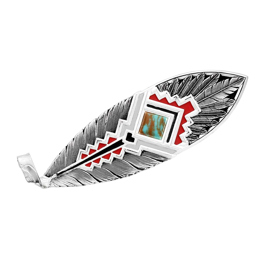 Montana Silversmiths Montana Silversmiths Southwest Aura Hat Feather - $94.99 at Cabela's Program