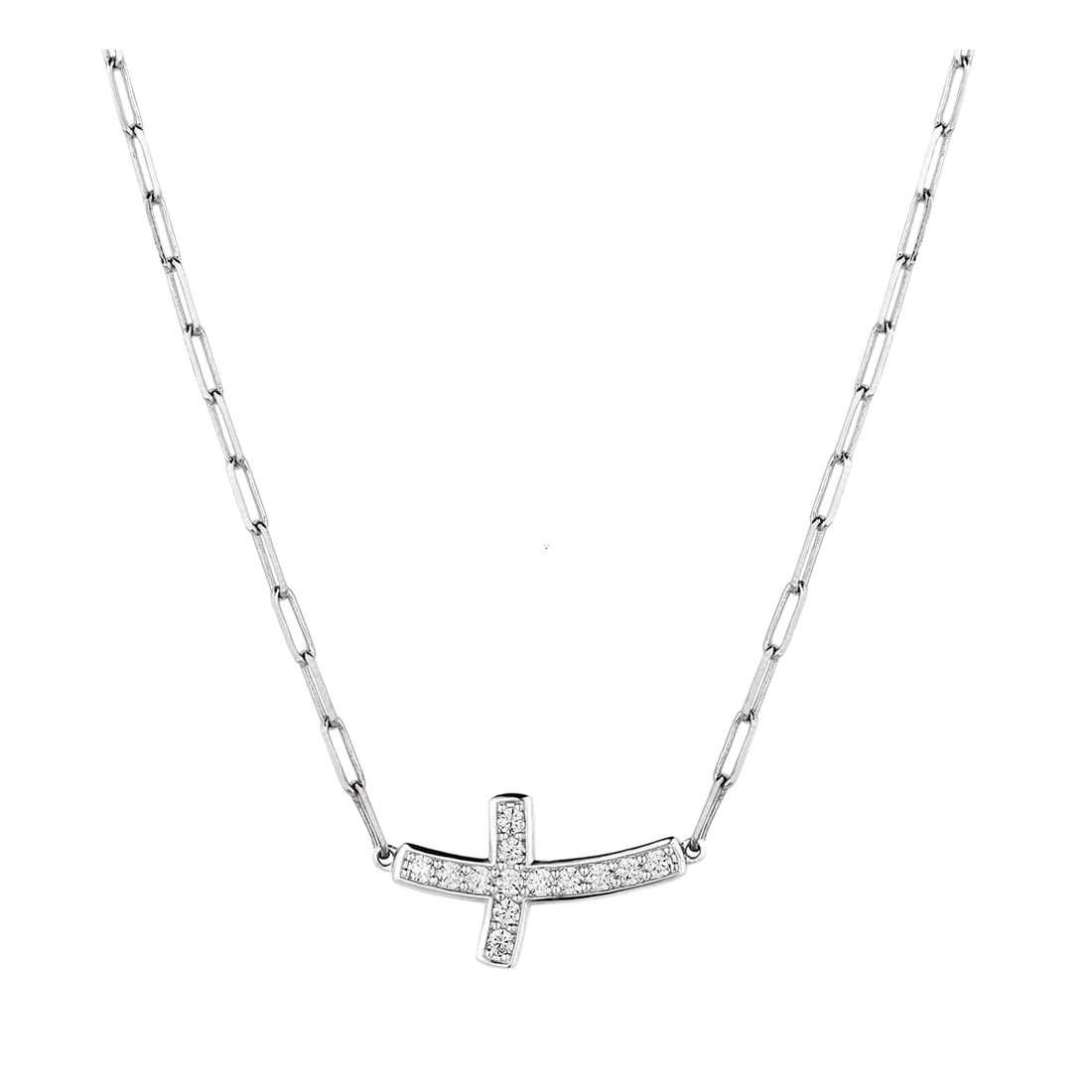 Montana Silversmiths Montana Silversmiths Lean On Me Crystal Cross Necklace - $64.99 at Cabela's Program