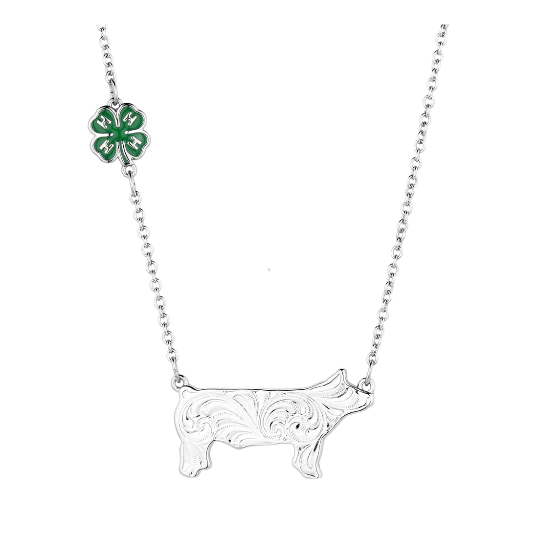 Montana Silversmiths 4-H Pig Showman Necklace