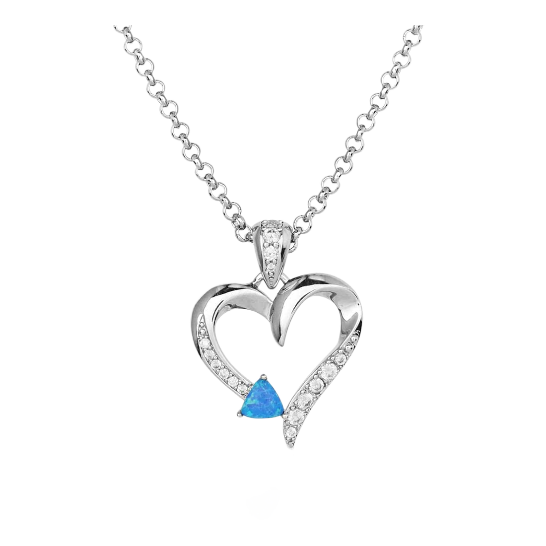 Montana Silversmiths Montana Silversmiths Love Everlasting Opal Crystal Necklace - $74.99 at Cabela's Program