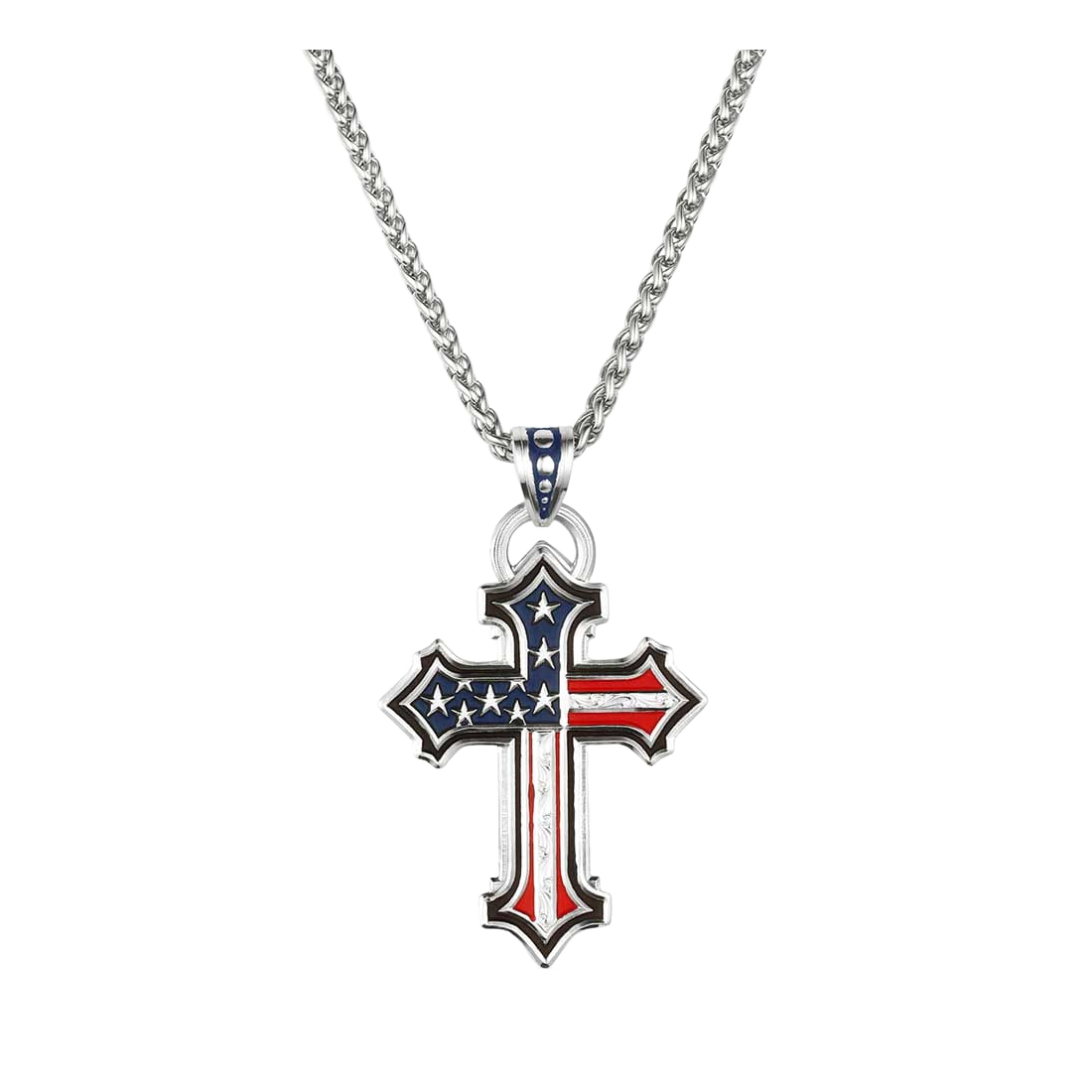 Montana Silversmiths Montana Silversmiths God and Country American Made Necklace - $97.99 at Cabela's Program
