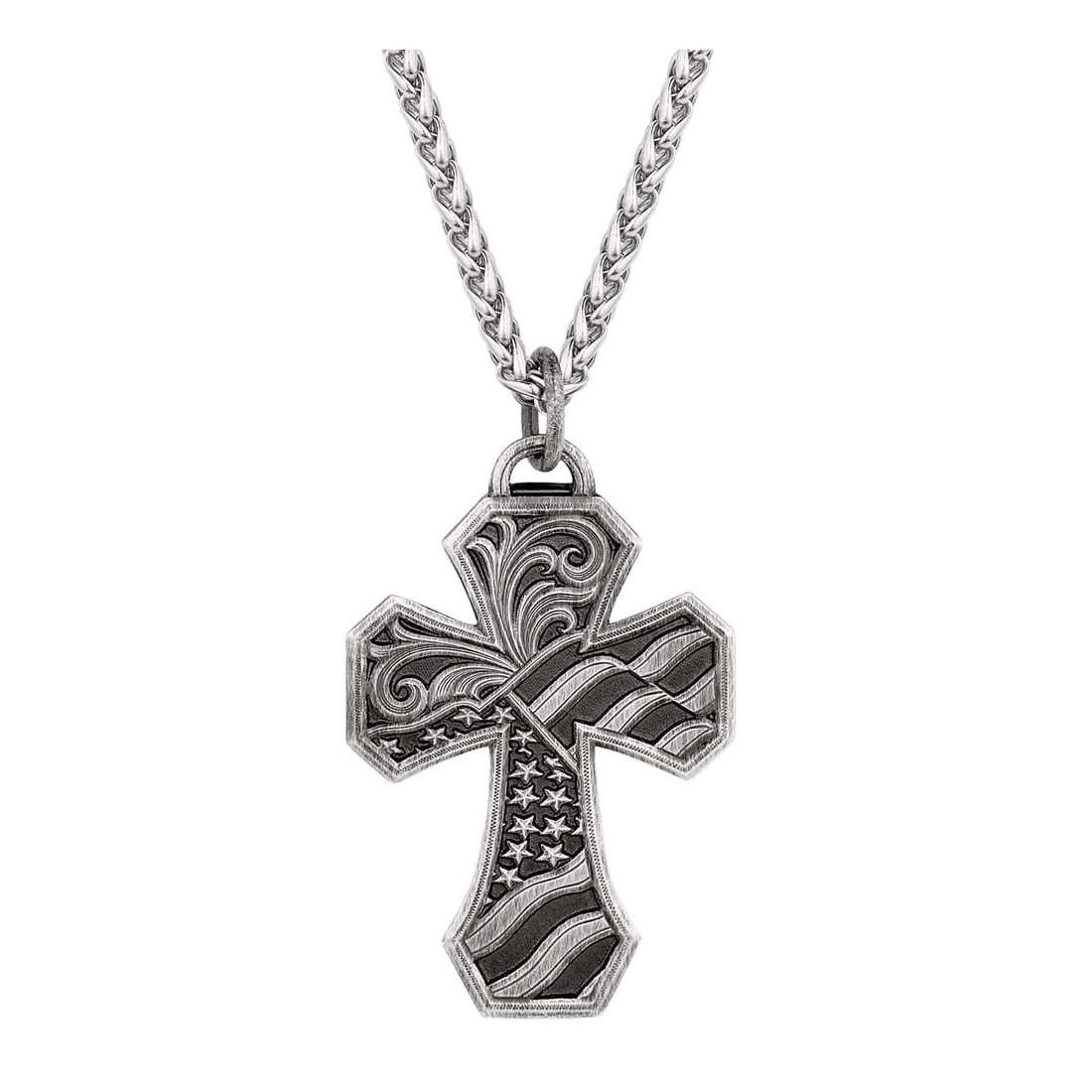 Montana Silversmiths Montana Silversmiths American Made Tradition Cross Necklace - $97.99 at Cabela's Program