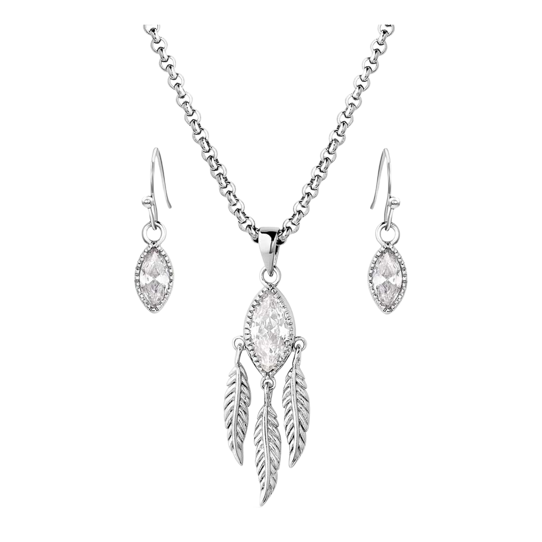 Montana Silversmiths Montana Silversmiths Catching Light Crystal Jewelry Set - $92.99 at Cabela's Program
