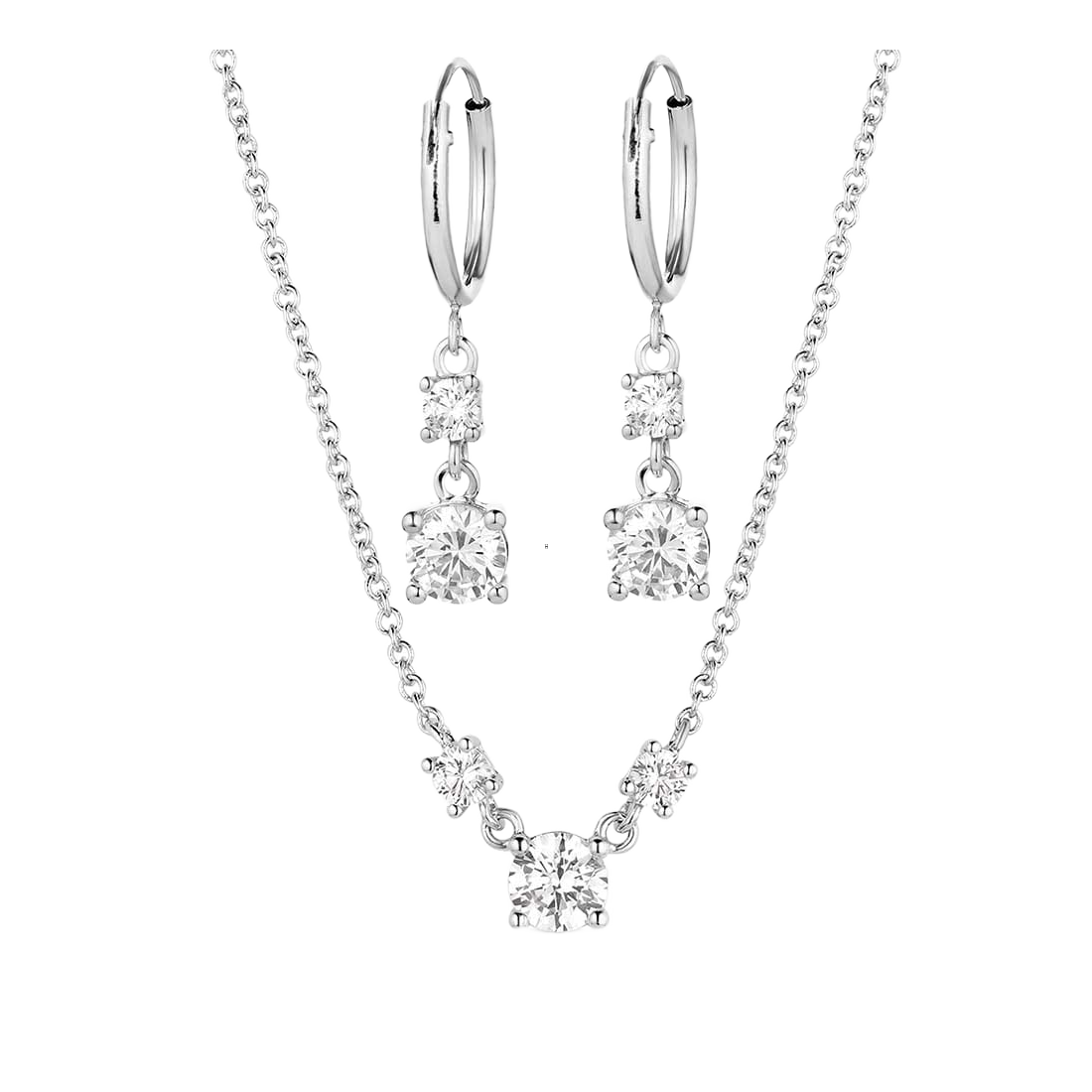 Montana Silversmiths Montana Silversmiths Crystal Addition Jewelry Set - $75.99 at Cabela's Program