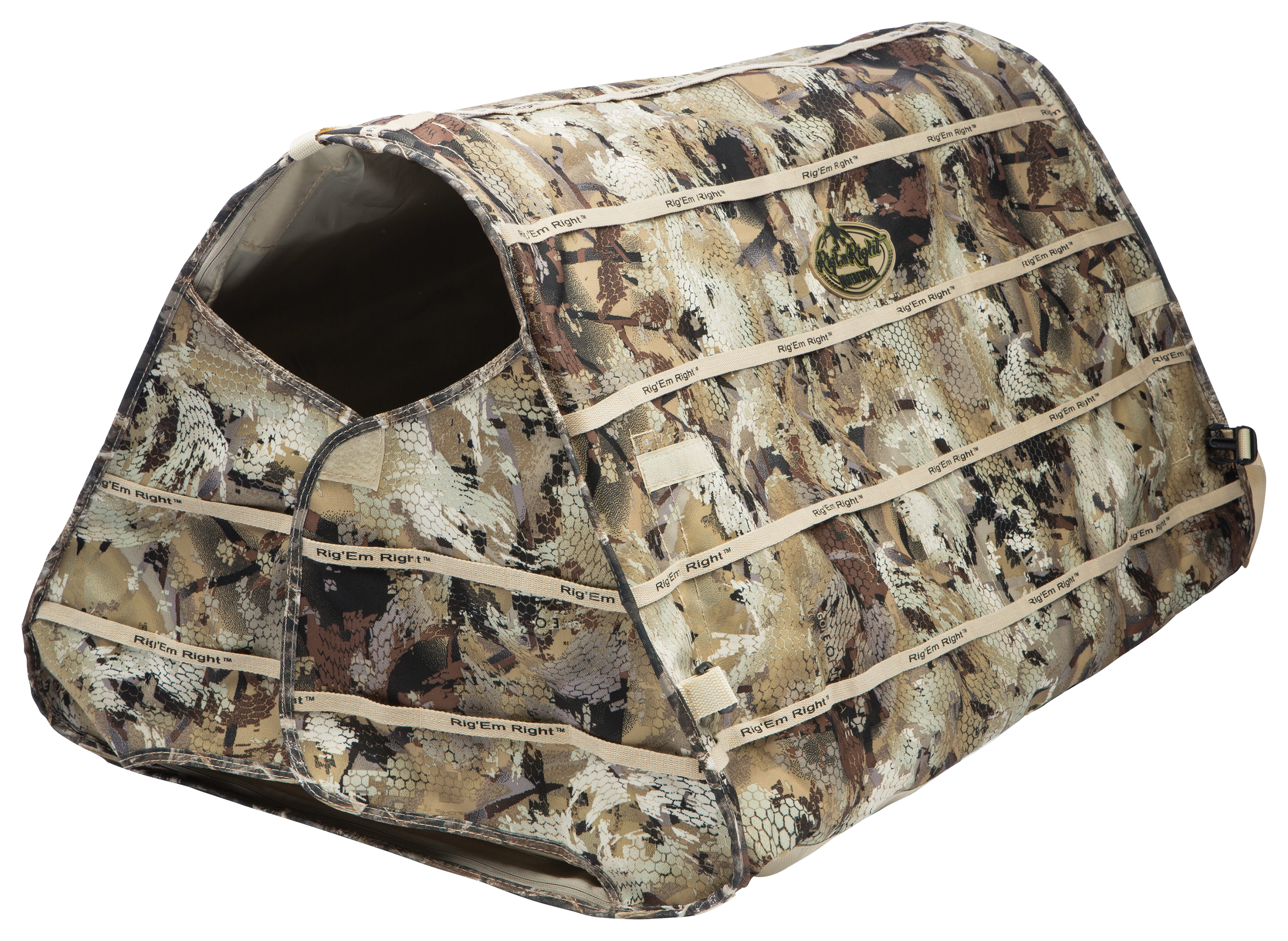 RigEm Right Field Bully Dog Blind - Gore Optifade Waterfowl Marsh