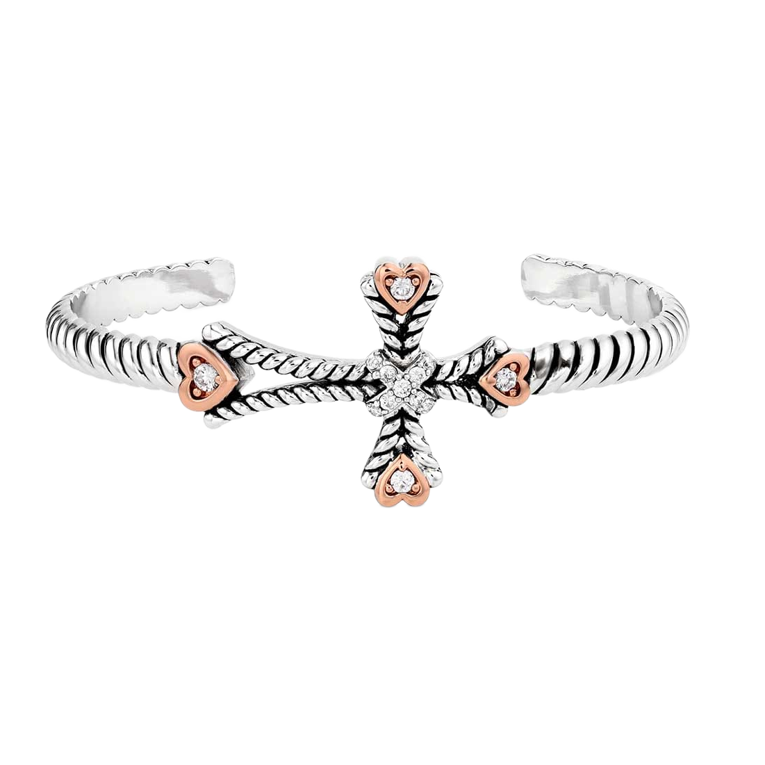 Montana Silversmiths Faith In My Heart Cross Bracelet