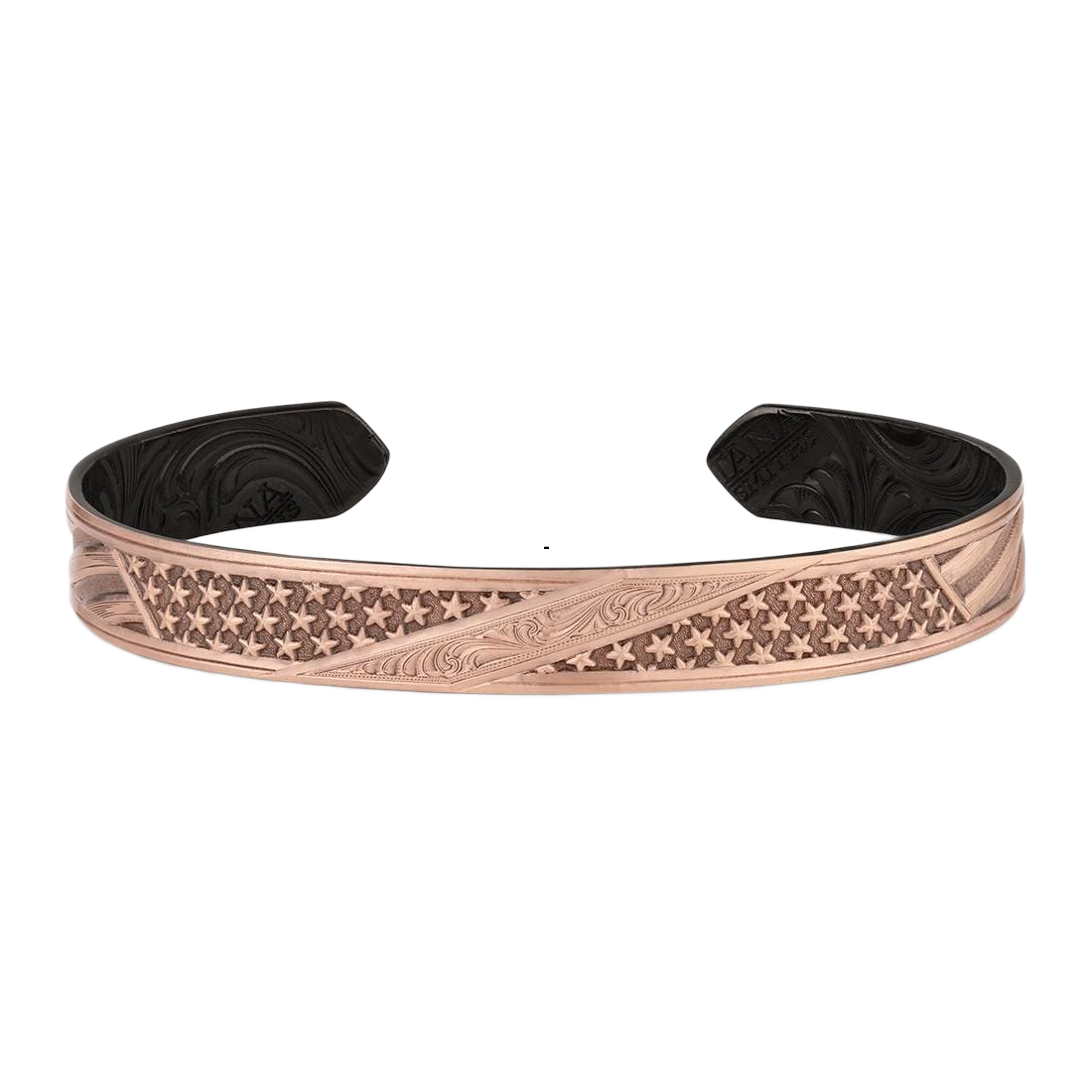 Montana Silversmiths Montana Silversmiths Untamed Valor American Made Bracelet - $85.99 at Cabela's Program