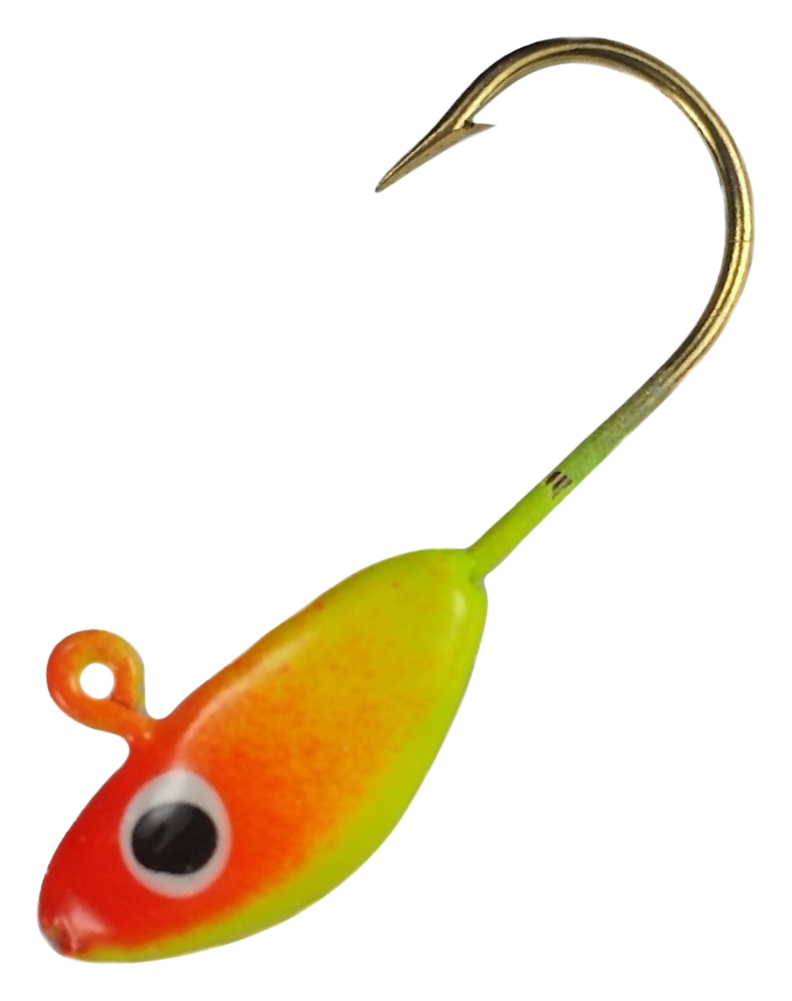 Maynards Tackle Willy Jig - 1/20 oz. - Chartreuse/Fluorescent Red