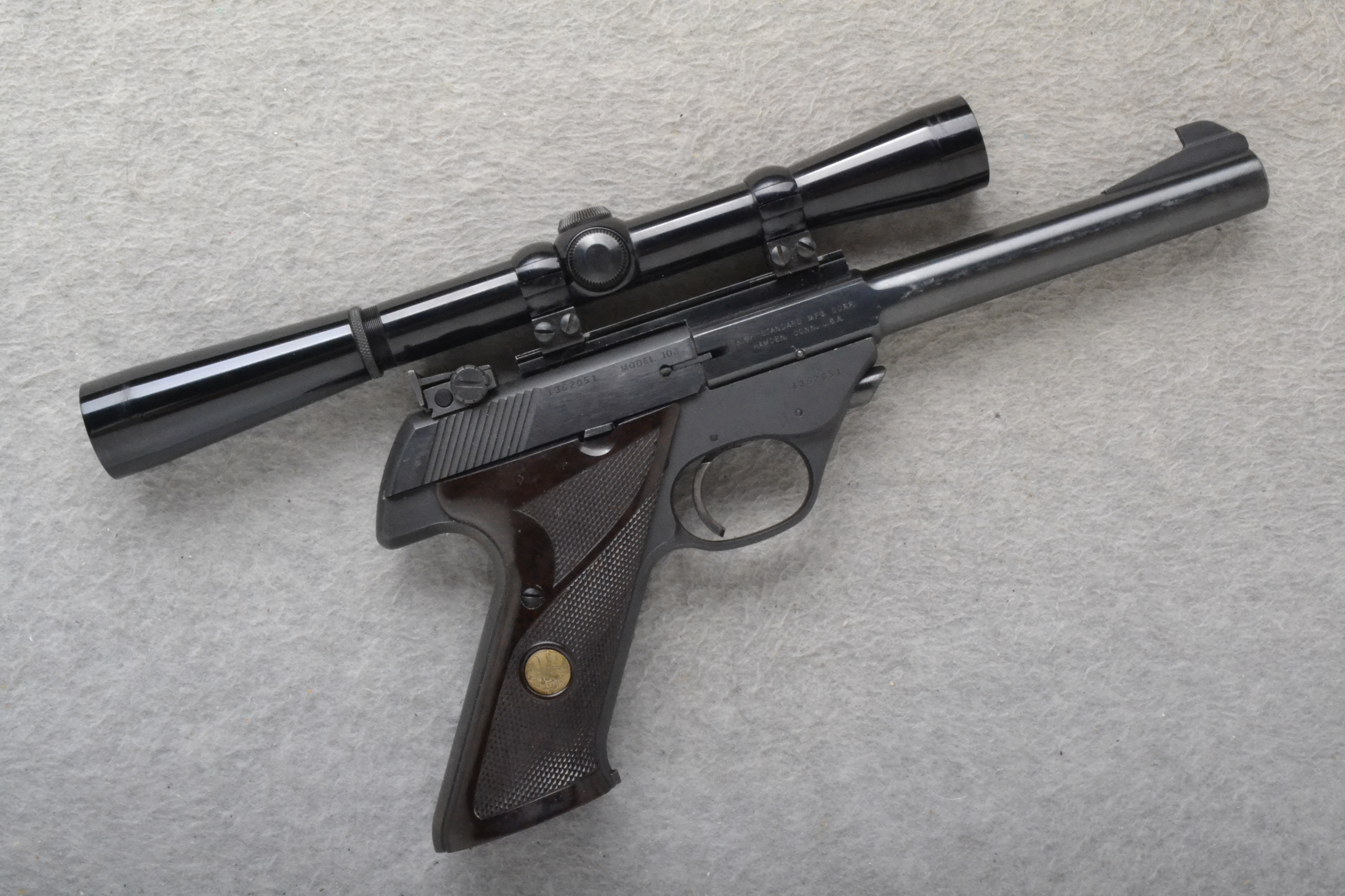 High Standard ~ 103 Supermatic Tournament ~ .22 Long Rifle