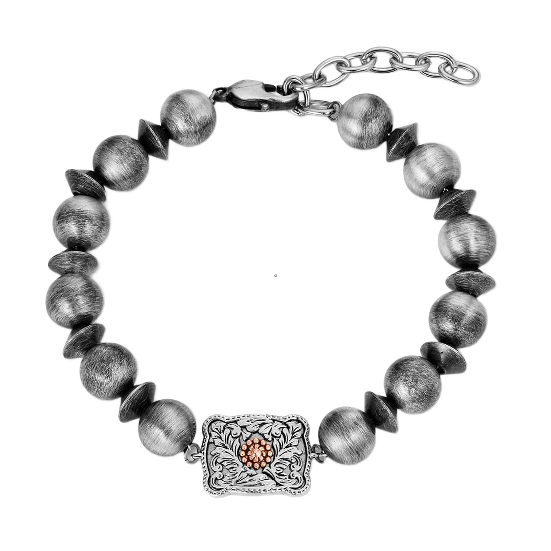 Montana Silversmiths Cowgirl Pearls Buckle Bracelet