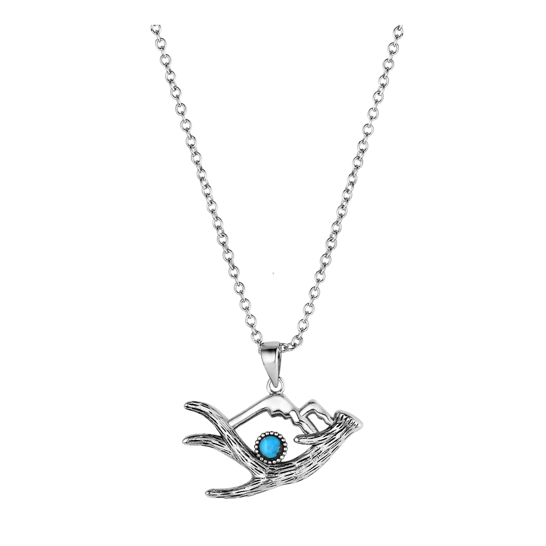 Montana Silversmiths Highline Trail Turquoise Necklace